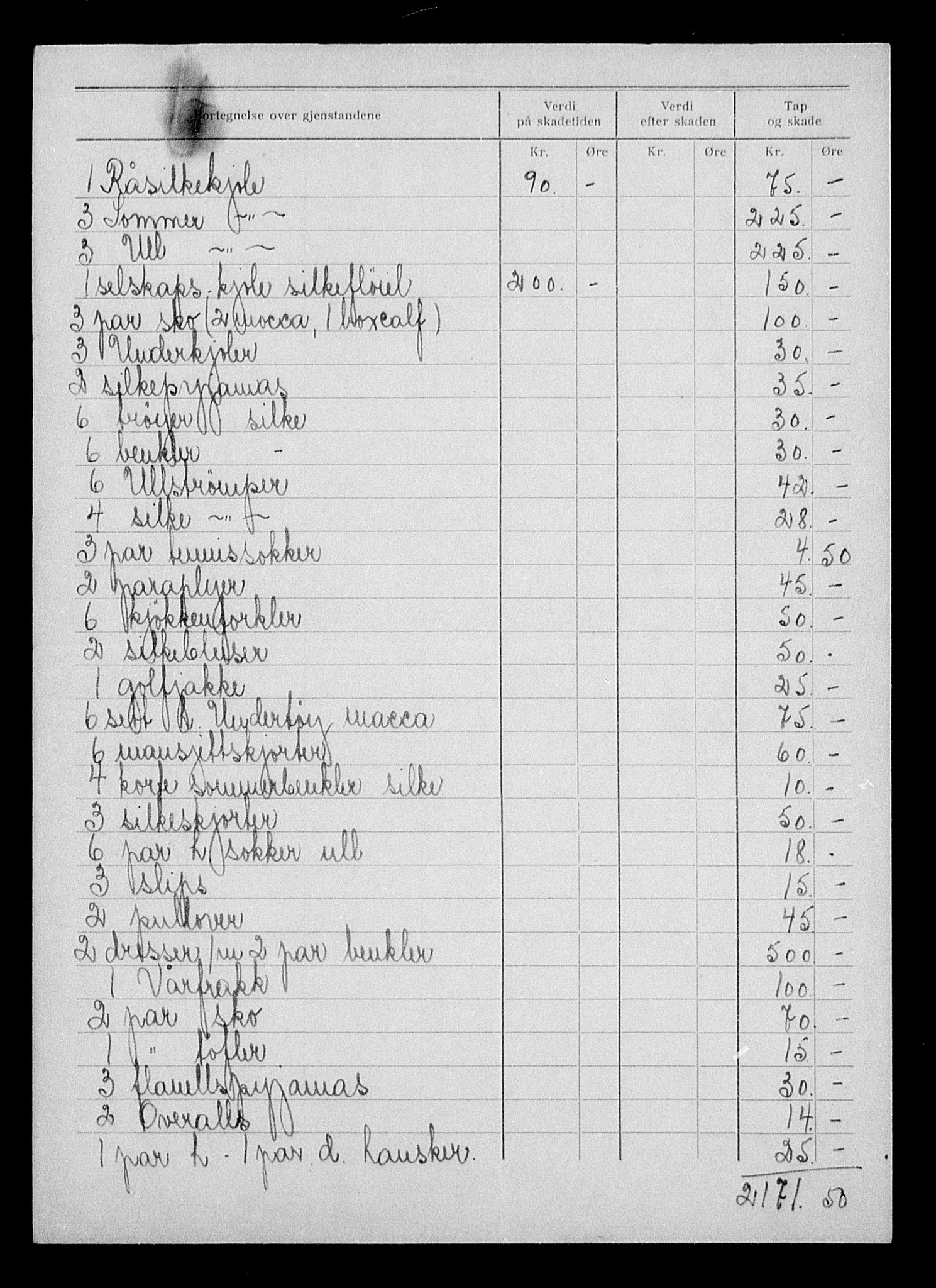 Justisdepartementet, Tilbakeføringskontoret for inndratte formuer, AV/RA-S-1564/H/Hc/Hcc/L0965: --, 1945-1947, p. 9