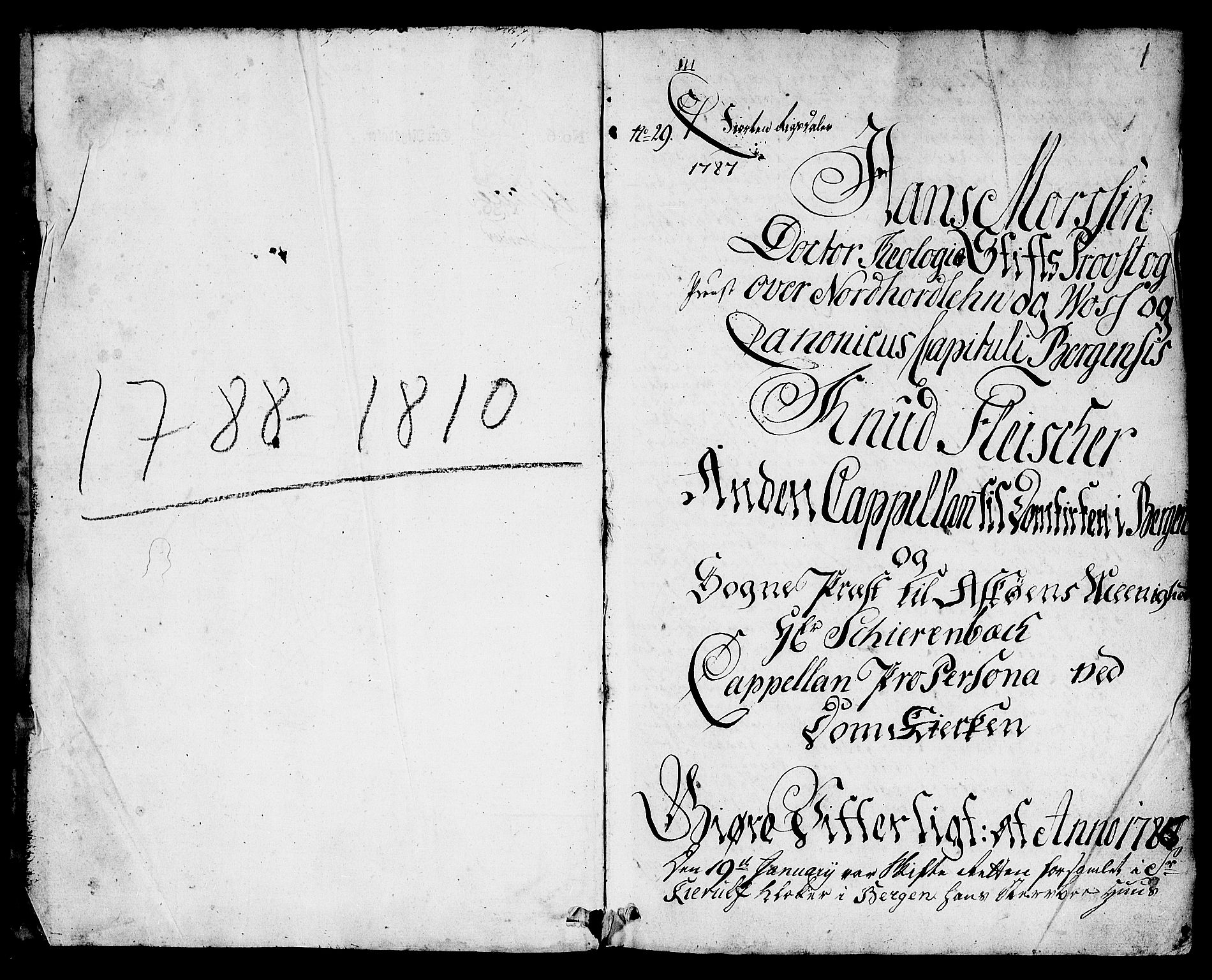 Nordhordland prosti , SAB/A-99915, 1788-1810, p. 1b-2a