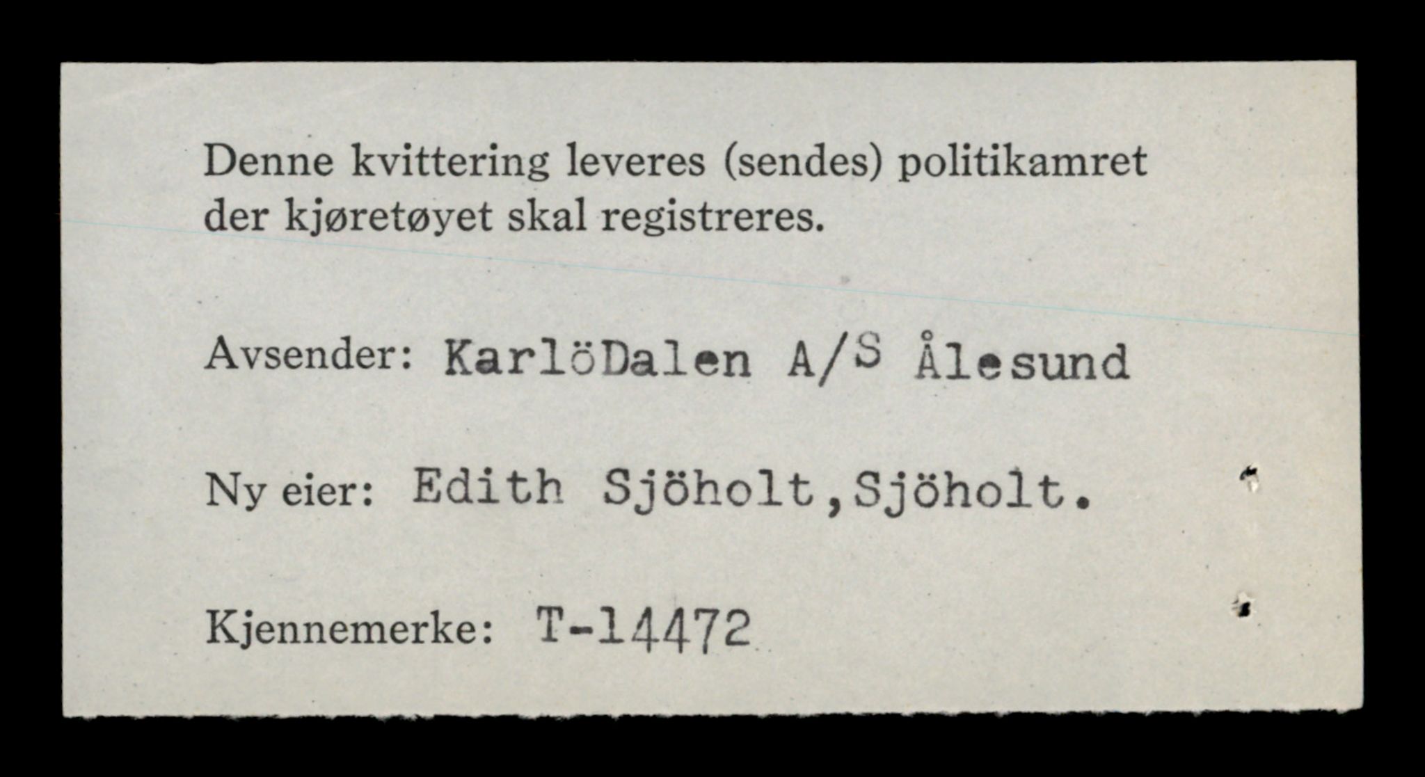 Møre og Romsdal vegkontor - Ålesund trafikkstasjon, AV/SAT-A-4099/F/Fe/L0046: Registreringskort for kjøretøy T 14445 - T 14579, 1927-1998