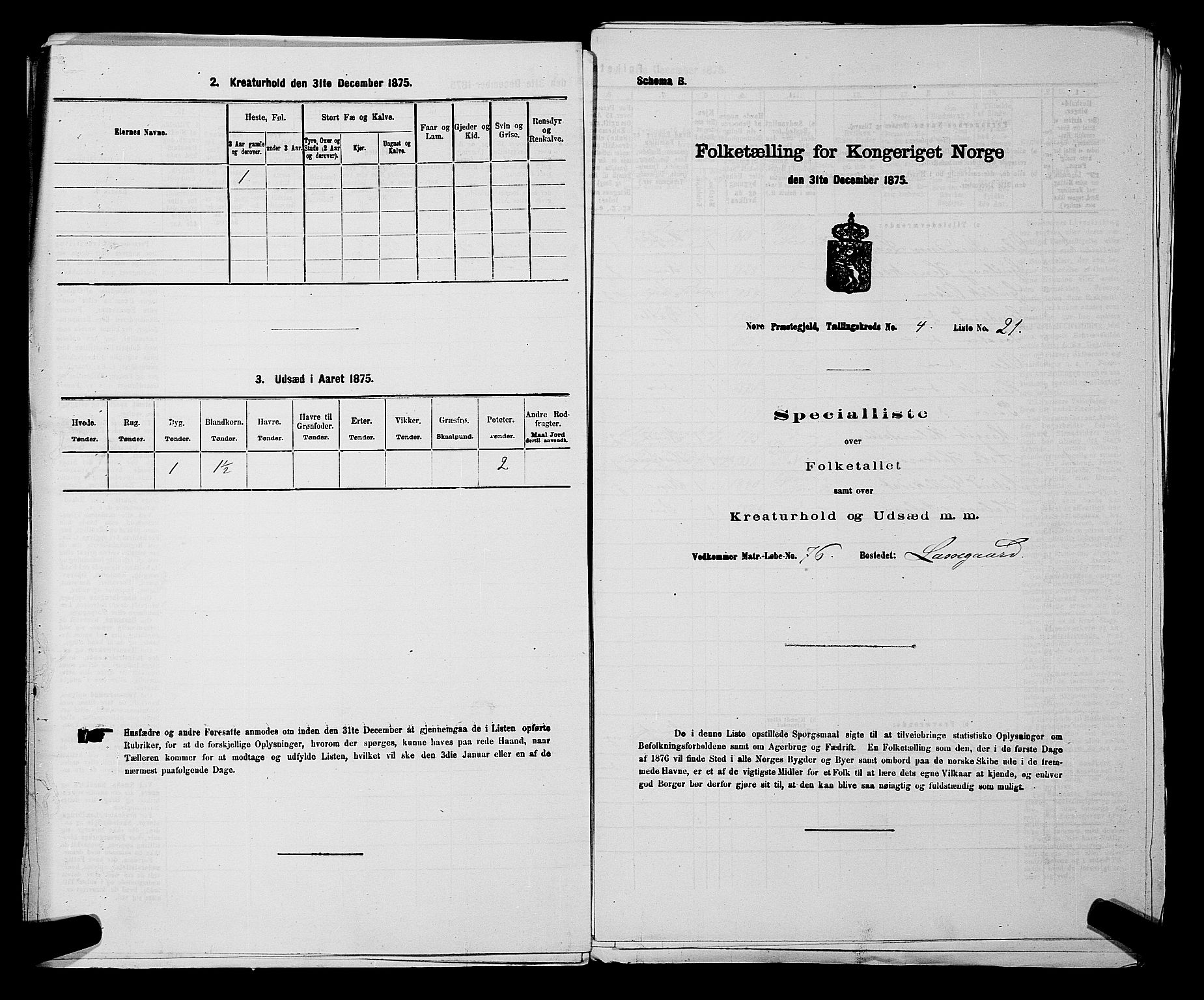 SAKO, 1875 census for 0633P Nore, 1875, p. 578