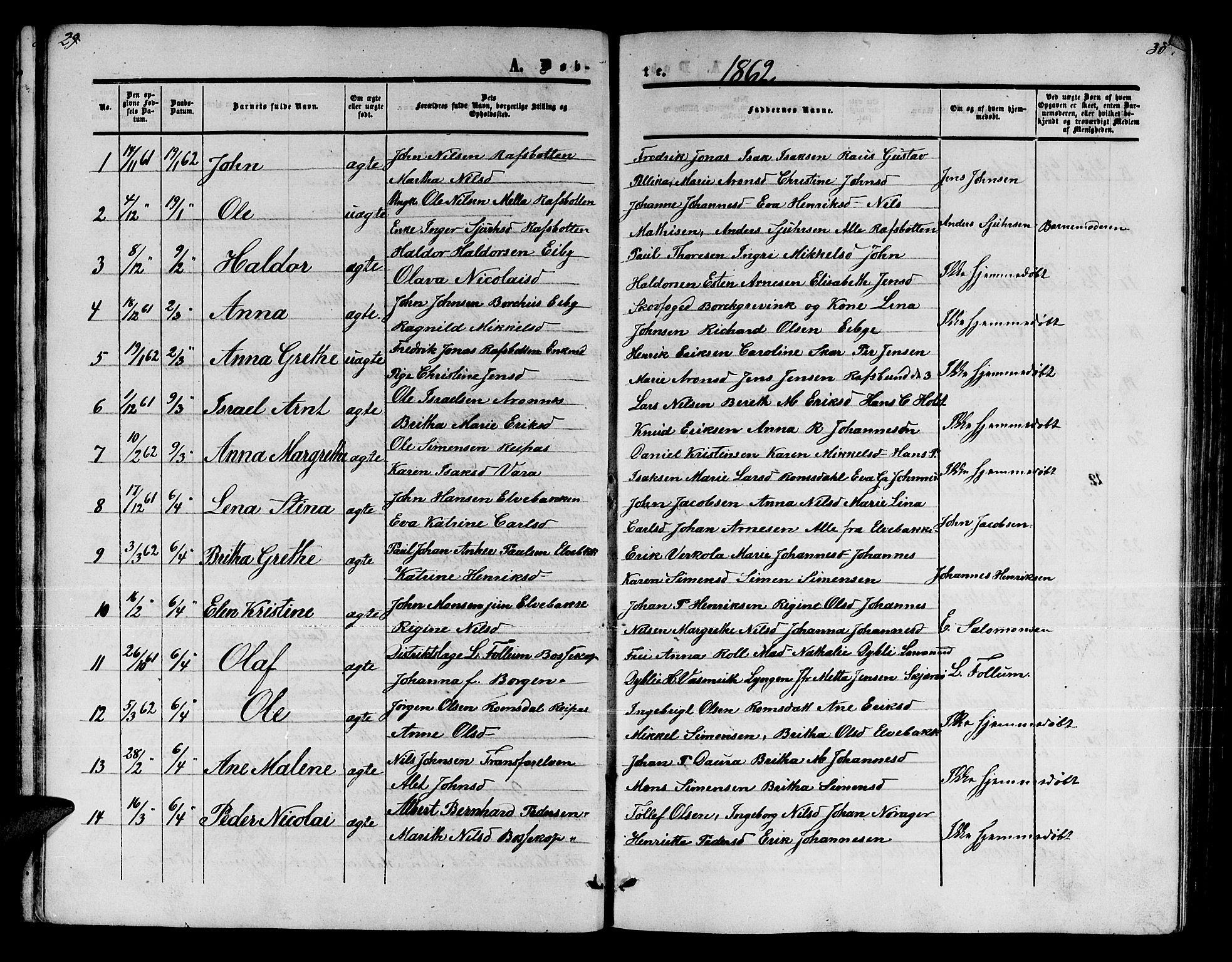 Alta sokneprestkontor, SATØ/S-1338/H/Hb/L0001.klokk: Parish register (copy) no. 1, 1858-1878, p. 29-30