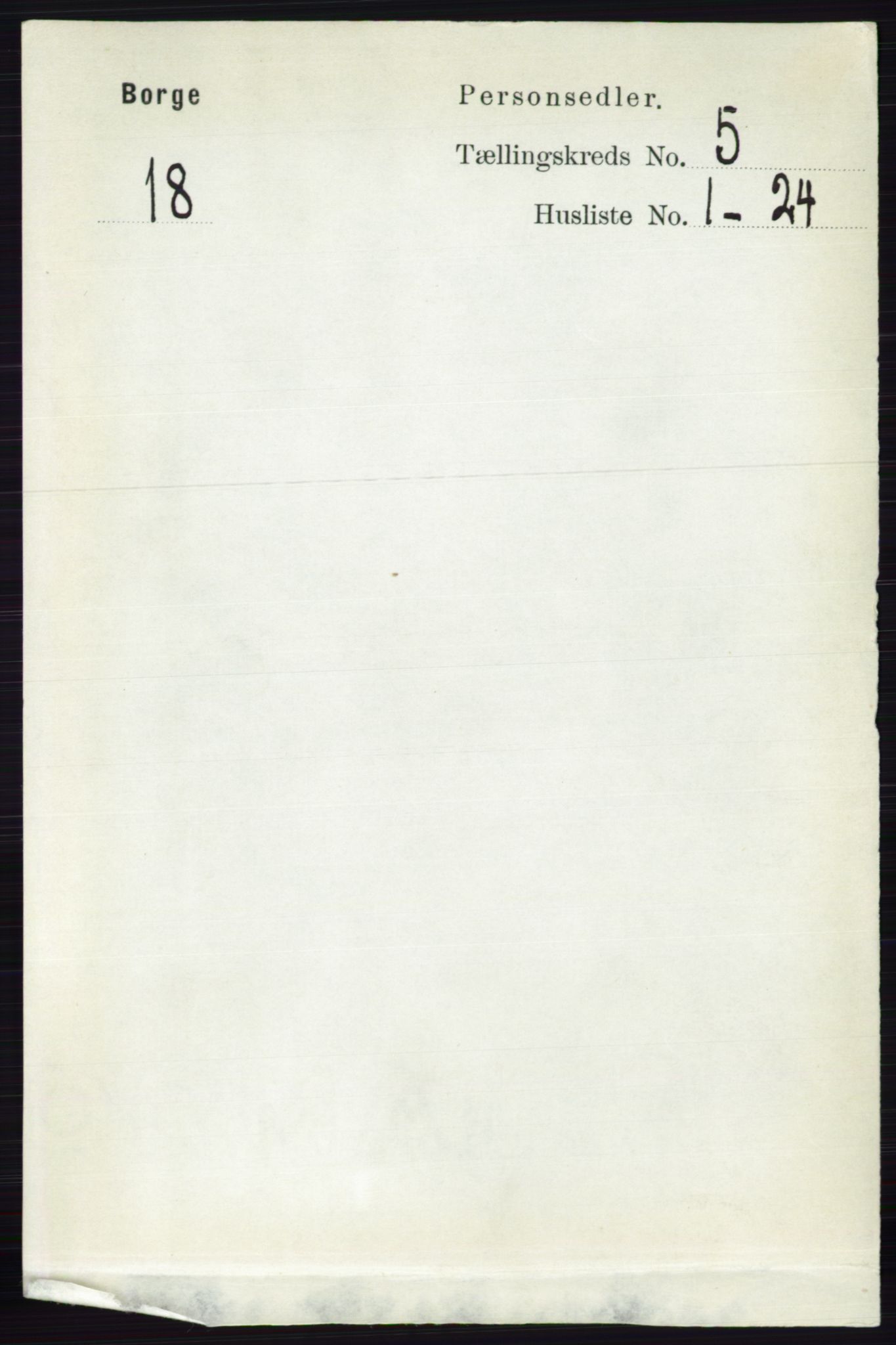 RA, 1891 census for 0113 Borge, 1891, p. 2385