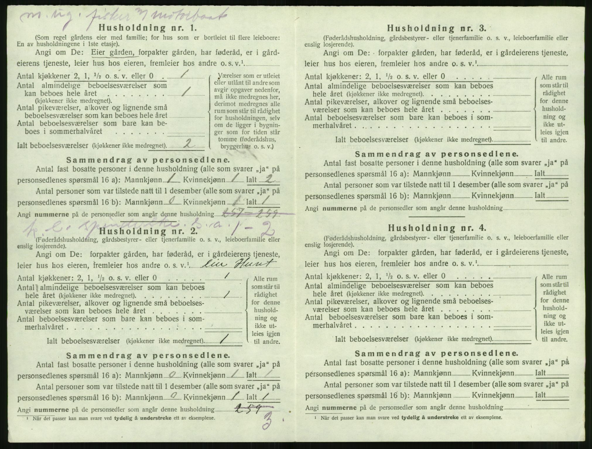 SAT, 1920 census for Herøy (MR), 1920, p. 354