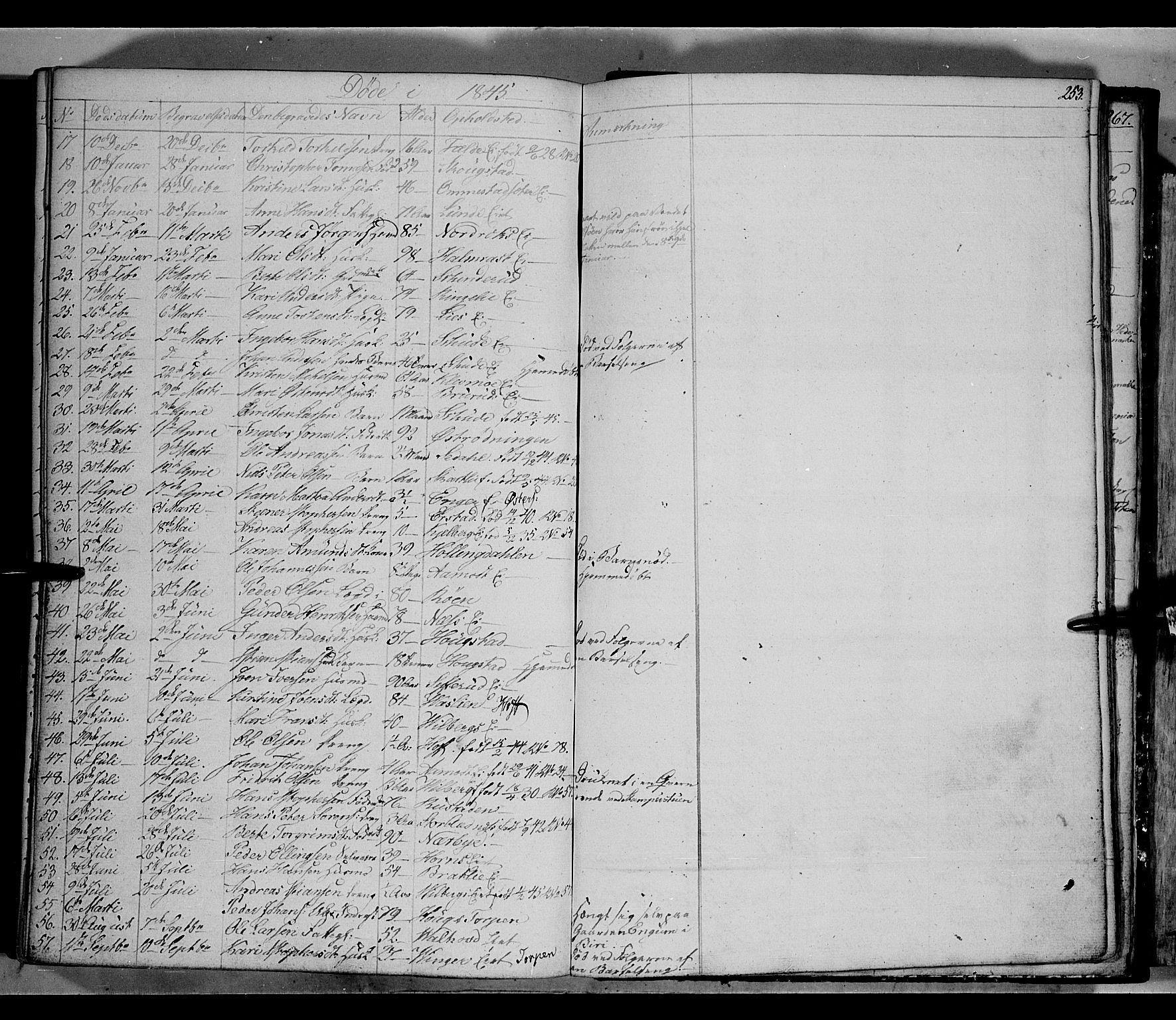 Land prestekontor, SAH/PREST-120/H/Ha/Hab/L0002: Parish register (copy) no. 2, 1833-1849, p. 253