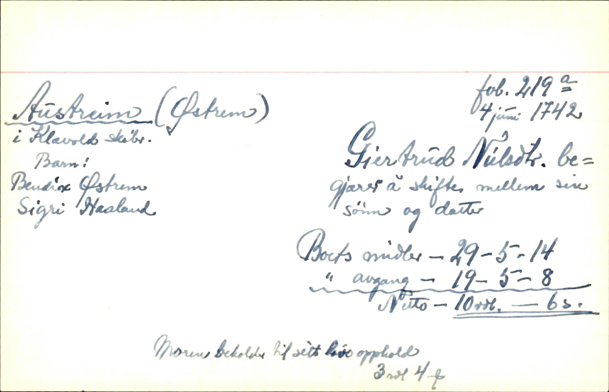 Skiftekort ved Statsarkivet i Bergen, SAB/SKIFTEKORT/006/L0003: Skifteprotokoll nr. 5-6, 1738-1750, p. 76