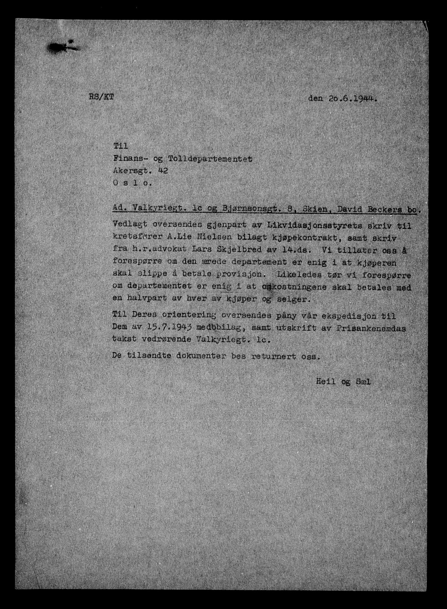 Justisdepartementet, Tilbakeføringskontoret for inndratte formuer, AV/RA-S-1564/H/Hc/Hcd/L0990: --, 1945-1947, p. 117