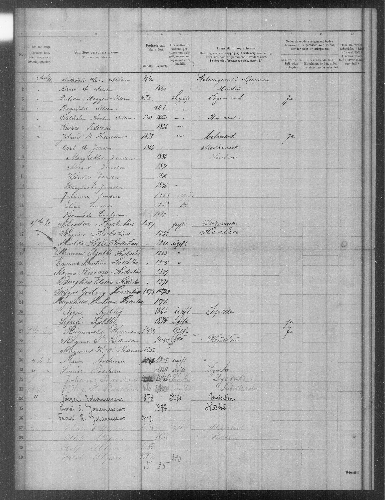 OBA, Municipal Census 1902 for Kristiania, 1902, p. 17358