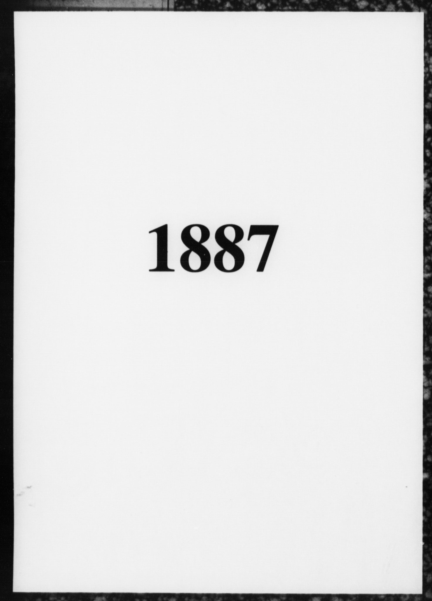 Fattigvesenet, OBA/A-20045/Fb/L0007: Hjemstavnsregister, 1887, p. 1