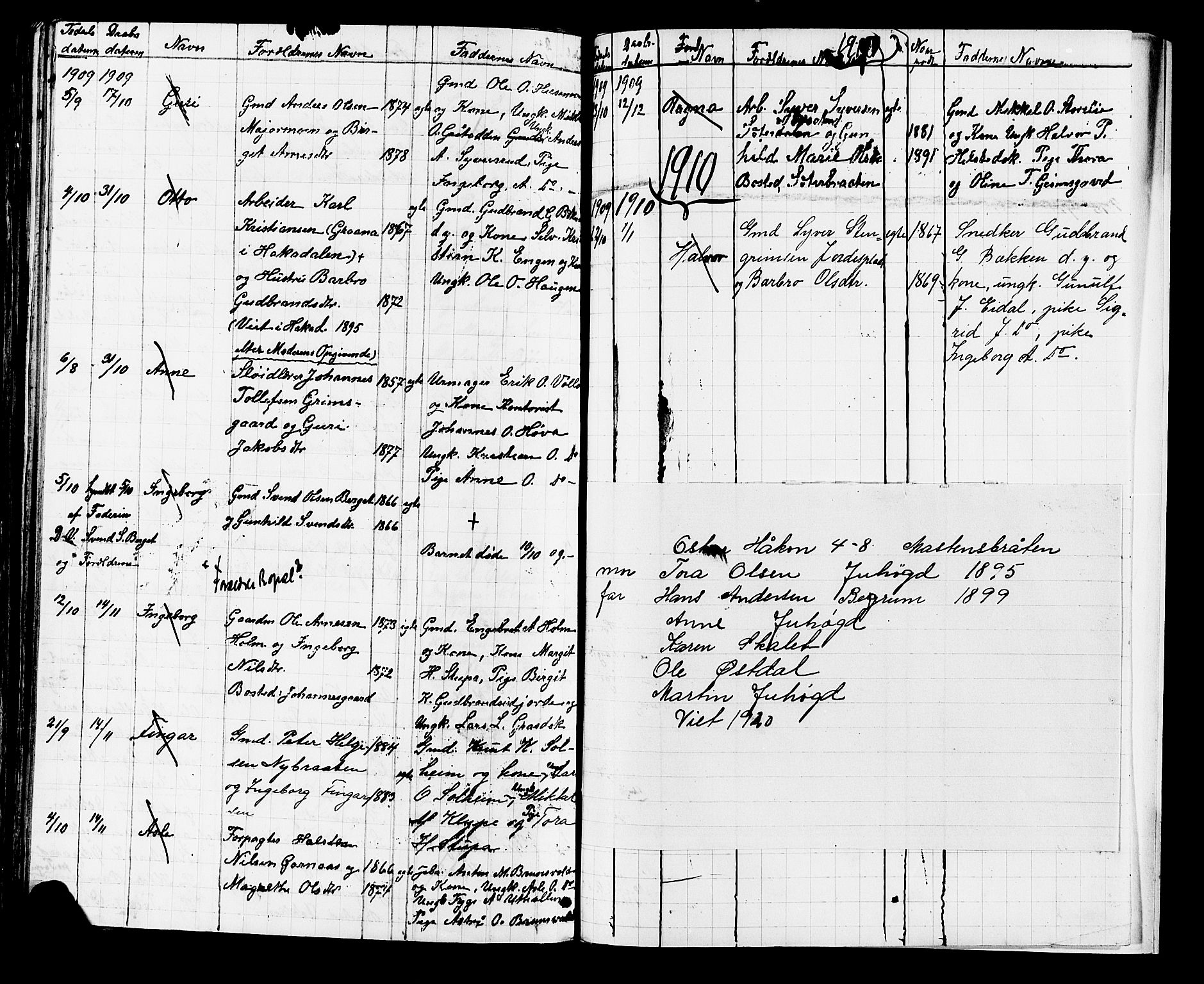 Nes kirkebøker, AV/SAKO-A-236/G/Ga/L0003: Parish register (copy) no. I 3, 1889-1909
