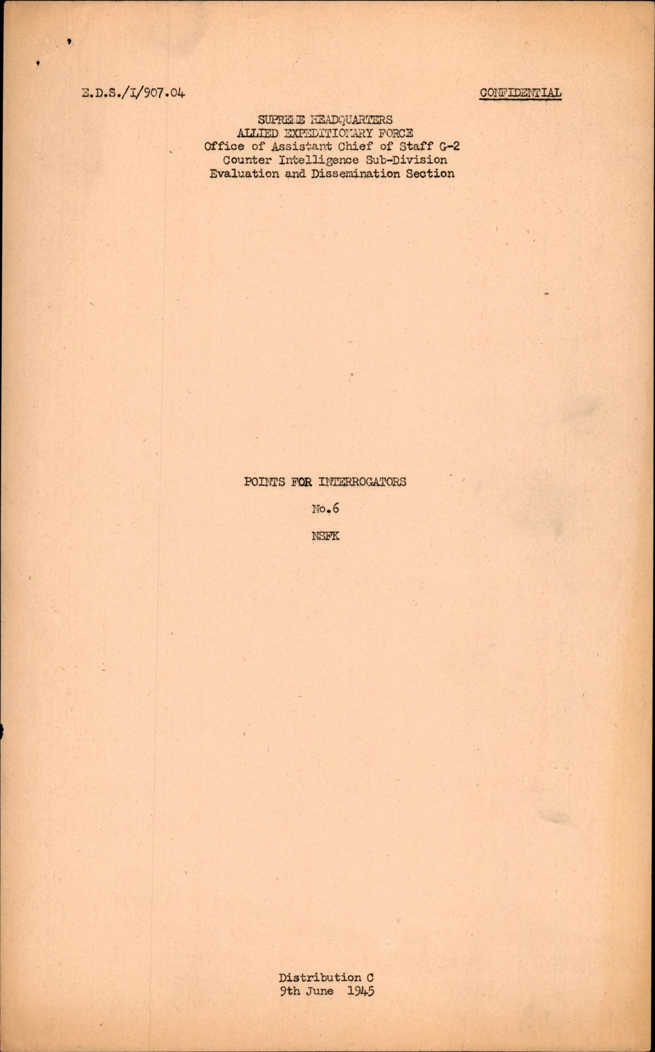 Forsvarets Overkommando. 2 kontor. Arkiv 11.4. Spredte tyske arkivsaker, AV/RA-RAFA-7031/D/Dar/Darc/L0016: FO.II, 1945, p. 1109