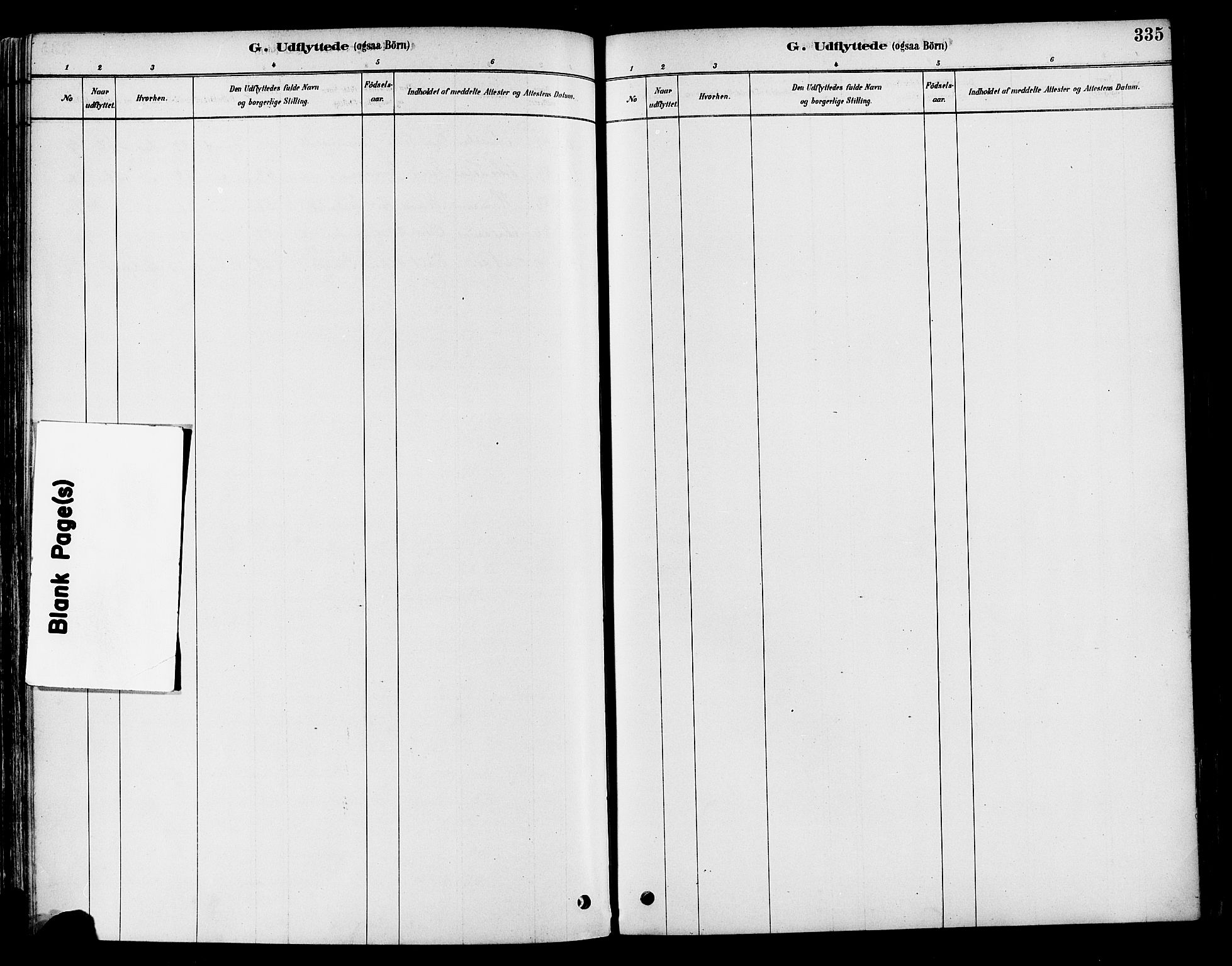 Vestre Toten prestekontor, SAH/PREST-108/H/Ha/Haa/L0009: Parish register (official) no. 9, 1878-1894, p. 335
