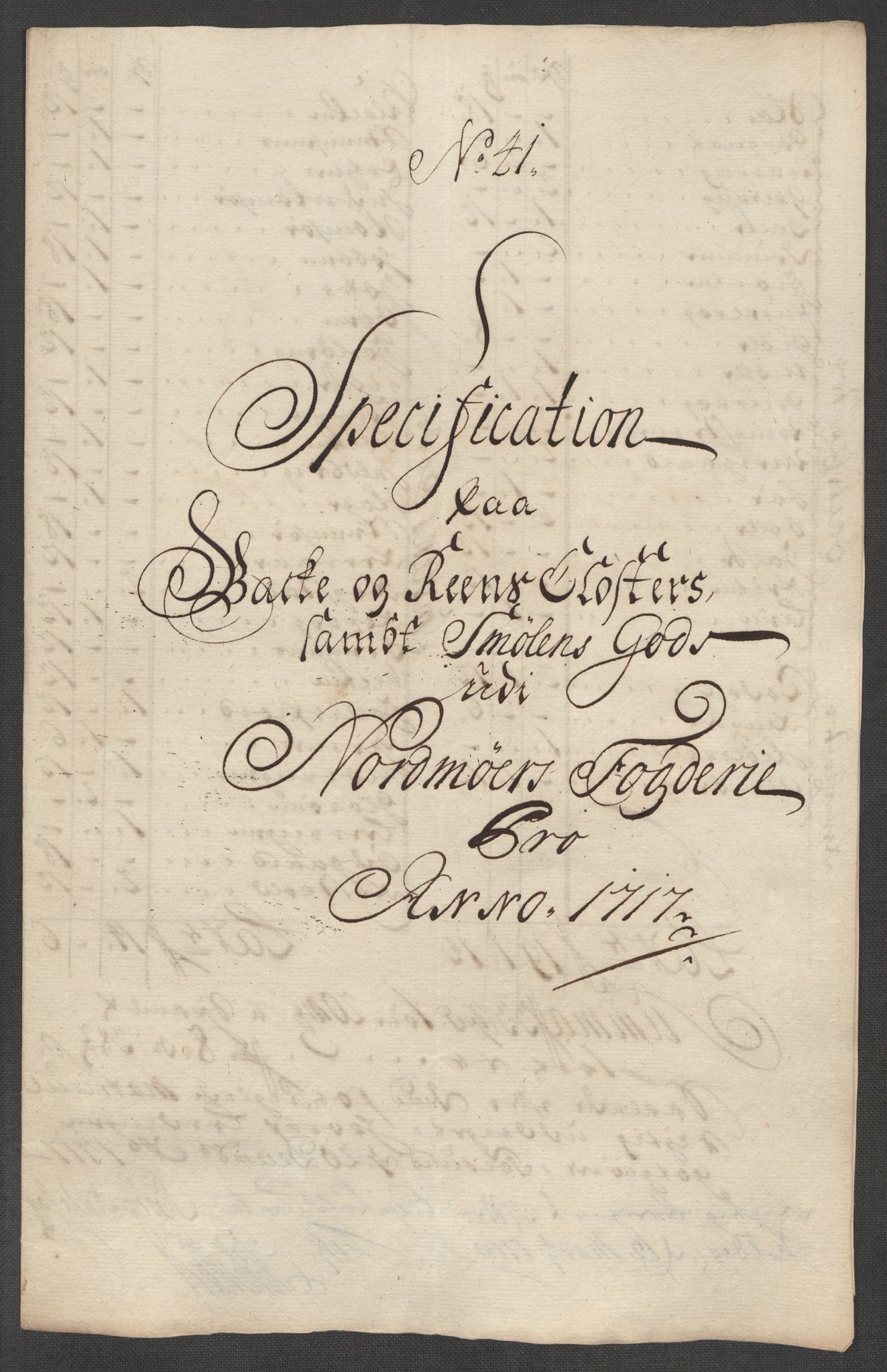 Rentekammeret inntil 1814, Reviderte regnskaper, Fogderegnskap, AV/RA-EA-4092/R56/L3750: Fogderegnskap Nordmøre, 1717, p. 247