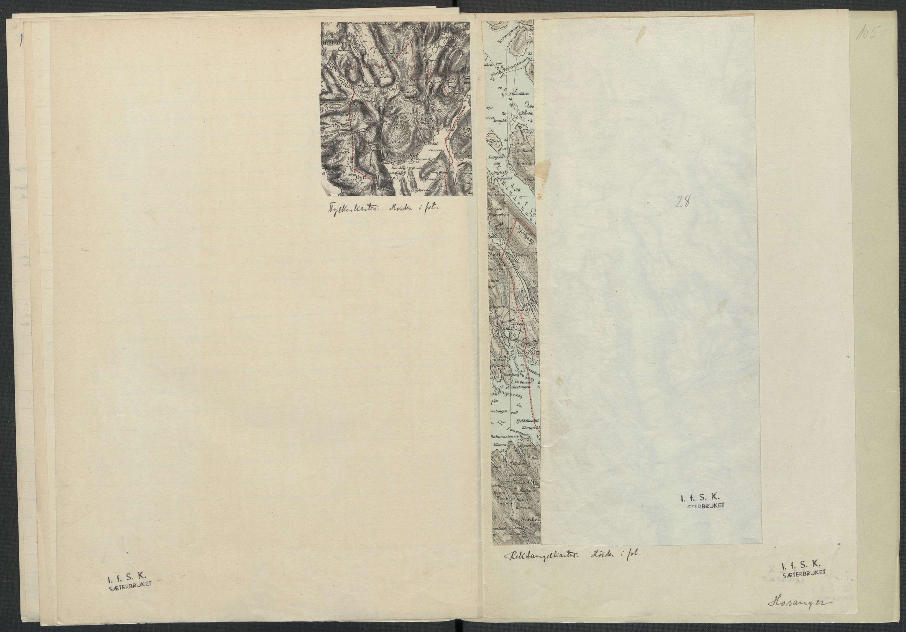 Instituttet for sammenlignende kulturforskning, AV/RA-PA-0424/F/Fc/L0010/0001: Eske B10: / Hordaland (perm XXV), 1932-1939, p. 105