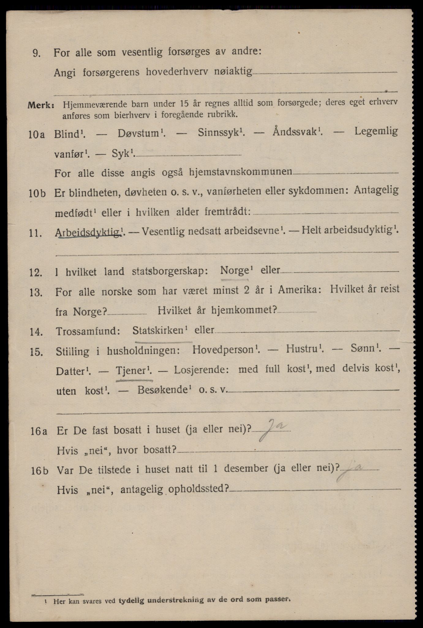 SAST, 1920 census for Stavanger, 1920, p. 95723