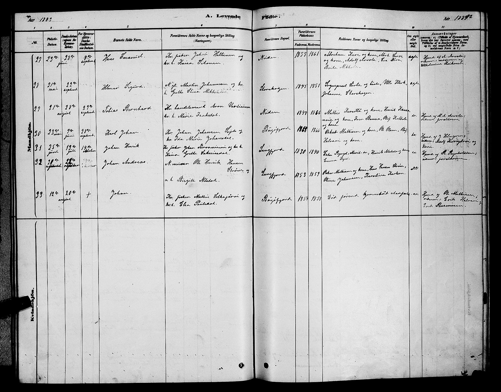 Sør-Varanger sokneprestkontor, AV/SATØ-S-1331/H/Hb/L0003klokker: Parish register (copy) no. 3, 1878-1891, p. 92