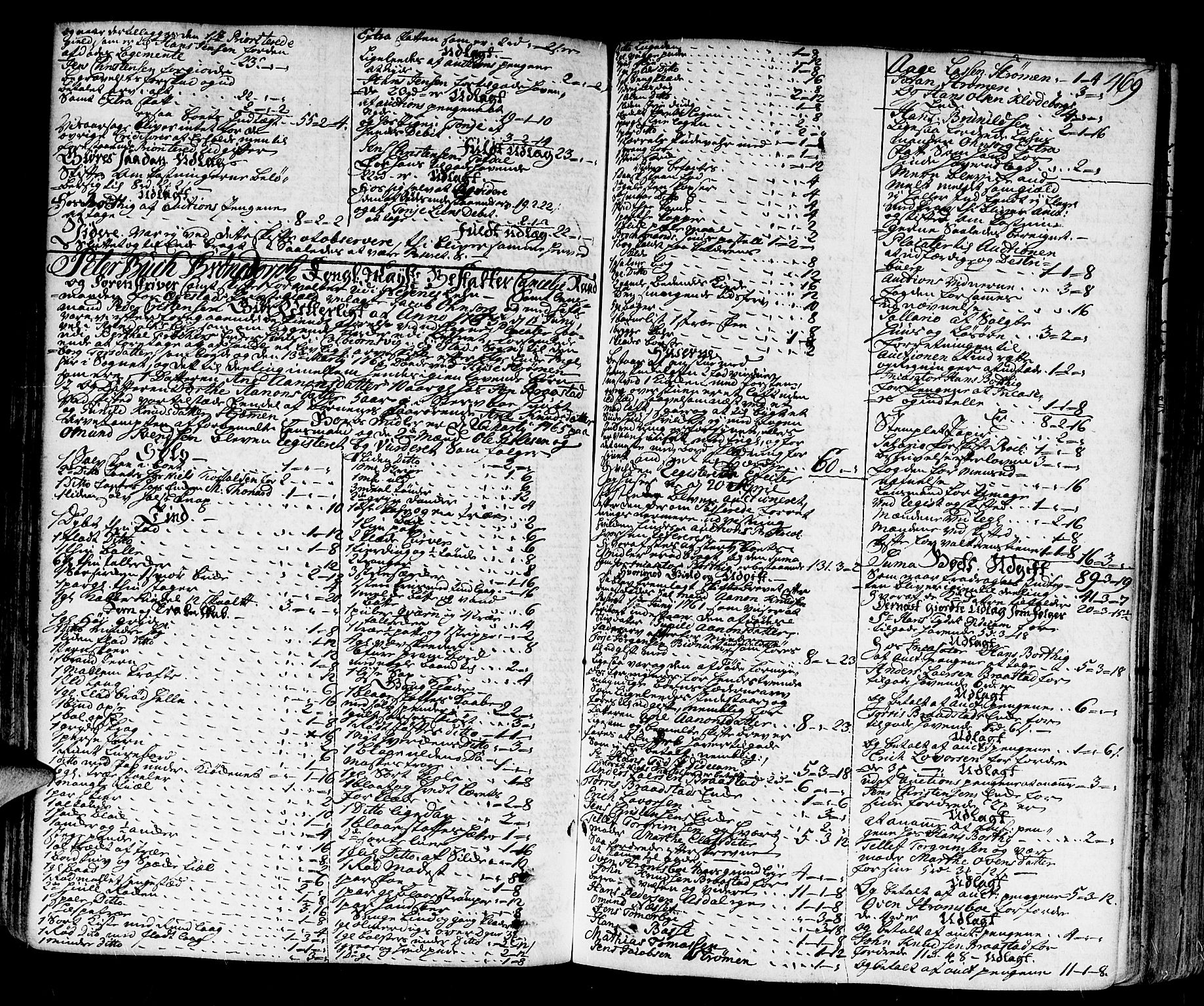 Nedenes sorenskriveri før 1824, SAK/1221-0007/H/Hc/L0030: Skifteprotokoll med register nr 21a, 1763-1767, p. 468b-469a