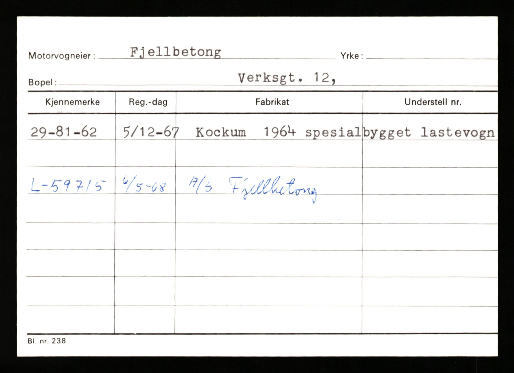 Stavanger trafikkstasjon, SAST/A-101942/0/G/L0011: Registreringsnummer: 240000 - 363477, 1930-1971, p. 1195