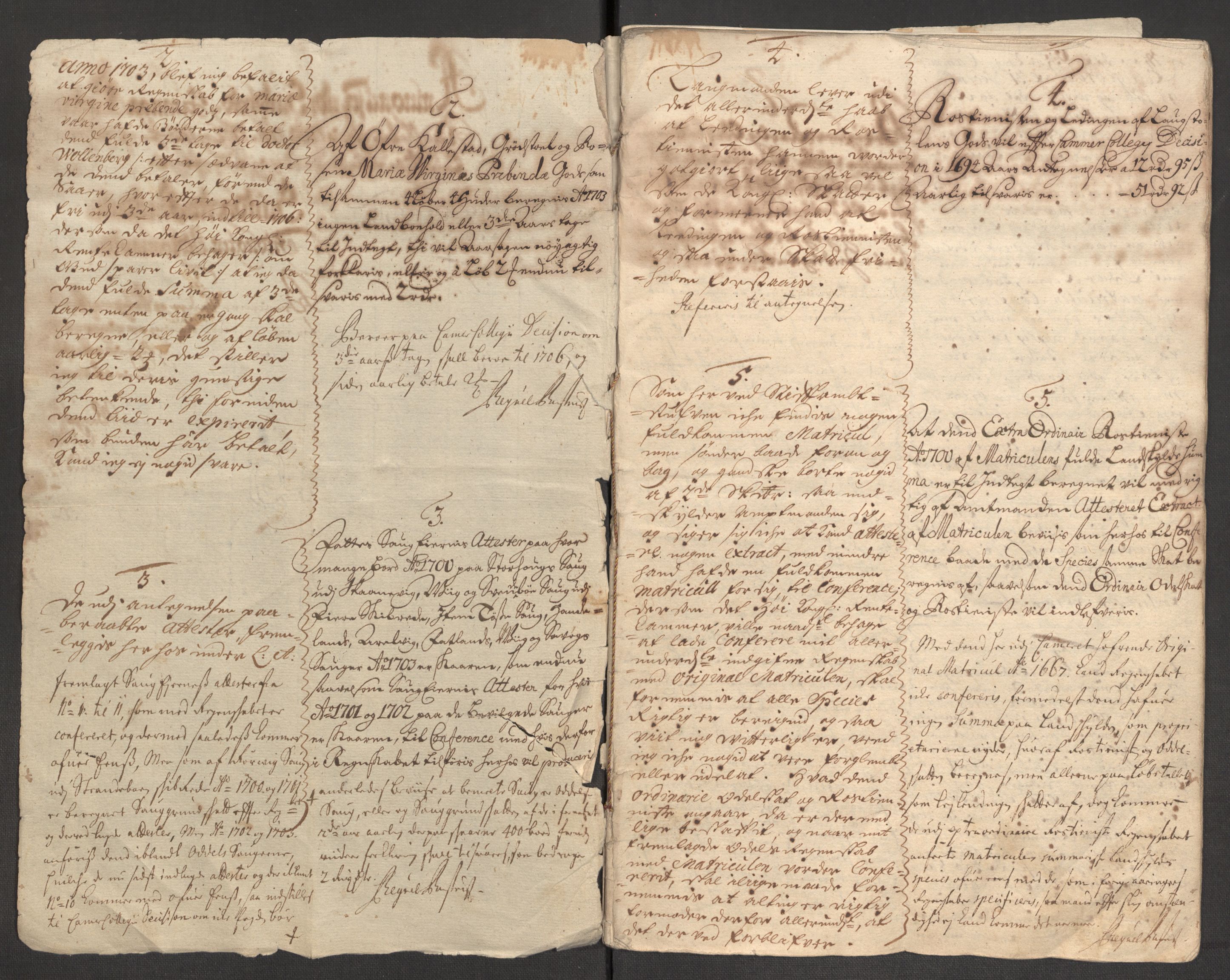 Rentekammeret inntil 1814, Reviderte regnskaper, Fogderegnskap, RA/EA-4092/R48/L2981: Fogderegnskap Sunnhordland og Hardanger, 1703, p. 263