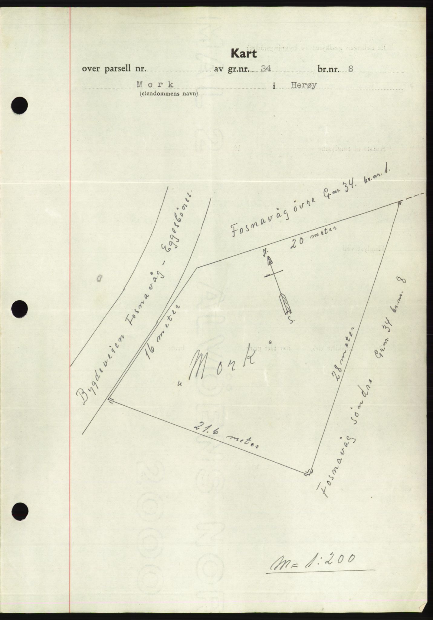 Søre Sunnmøre sorenskriveri, AV/SAT-A-4122/1/2/2C/L0075: Mortgage book no. 1A, 1943-1943, Diary no: : 396/1943