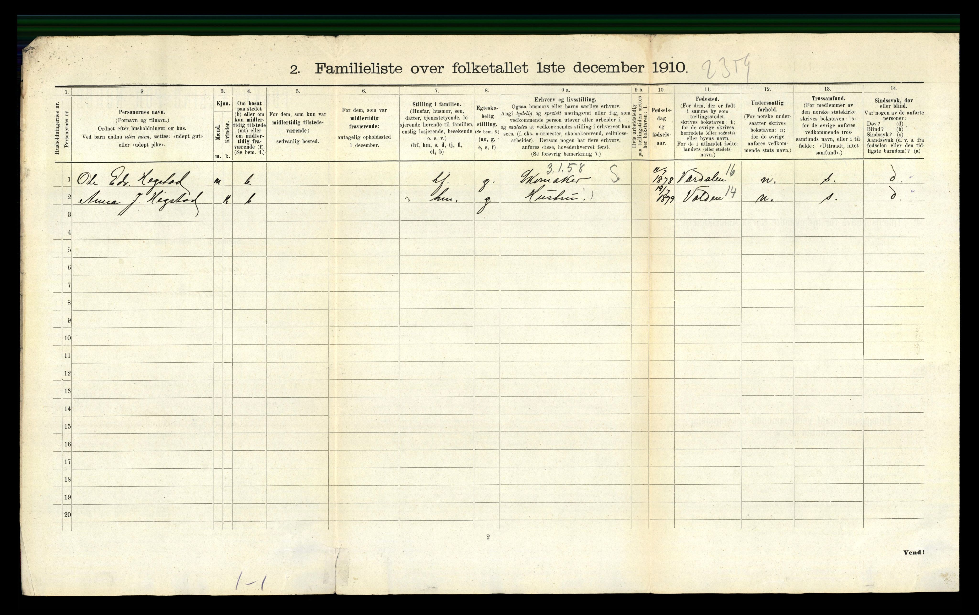 RA, 1910 census for Ålesund, 1910, p. 6548