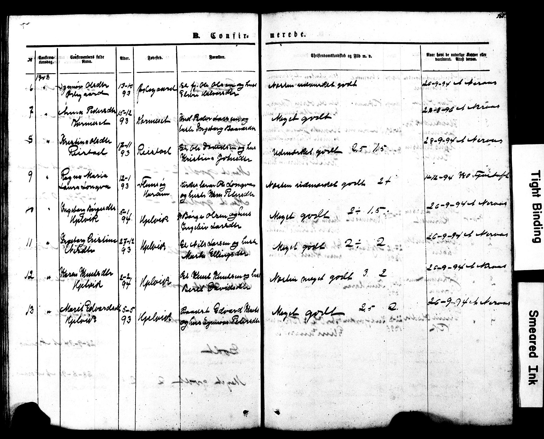 Ministerialprotokoller, klokkerbøker og fødselsregistre - Møre og Romsdal, AV/SAT-A-1454/550/L0618: Parish register (copy) no. 550C01, 1870-1927, p. 169