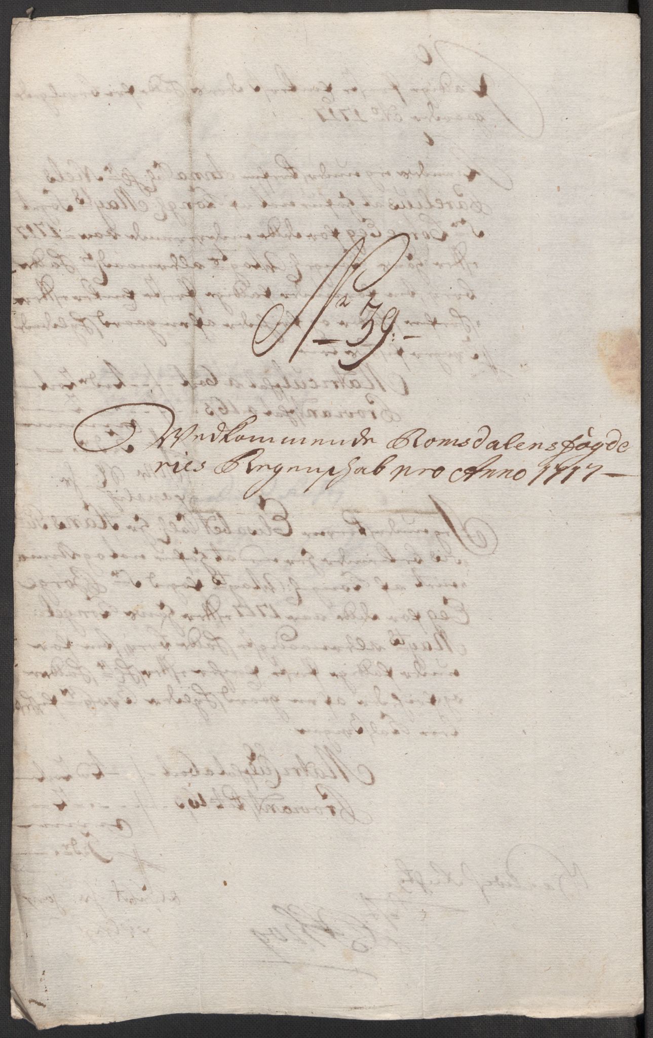 Rentekammeret inntil 1814, Reviderte regnskaper, Fogderegnskap, AV/RA-EA-4092/R55/L3664: Fogderegnskap Romsdal, 1717, p. 210