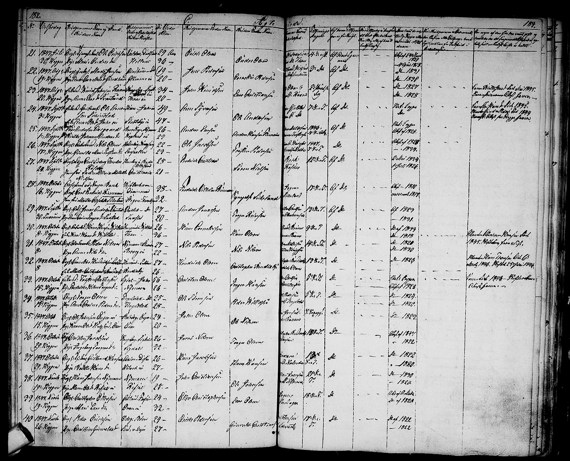 Modum kirkebøker, AV/SAKO-A-234/G/Ga/L0005: Parish register (copy) no. I 5, 1847-1853, p. 182-183