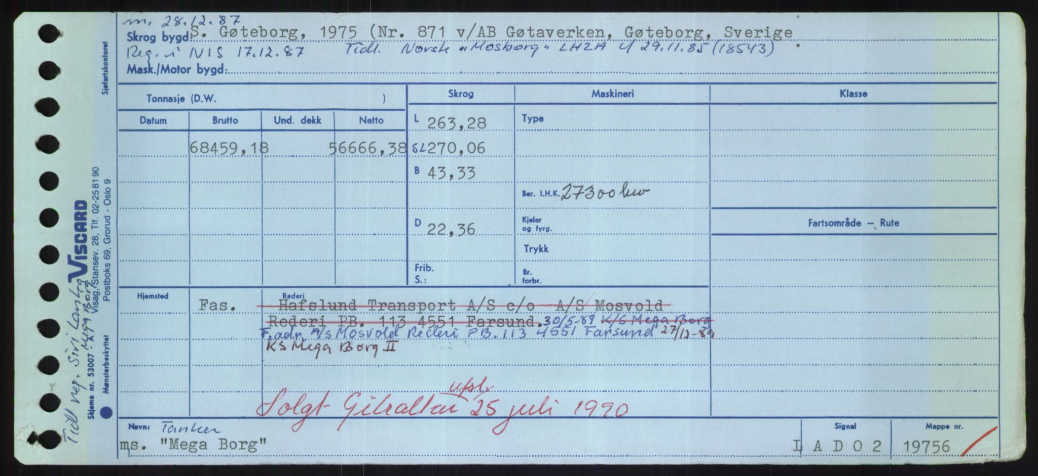 Sjøfartsdirektoratet med forløpere, Skipsmålingen, AV/RA-S-1627/H/Hd/L0024: Fartøy, M-Mim, p. 441