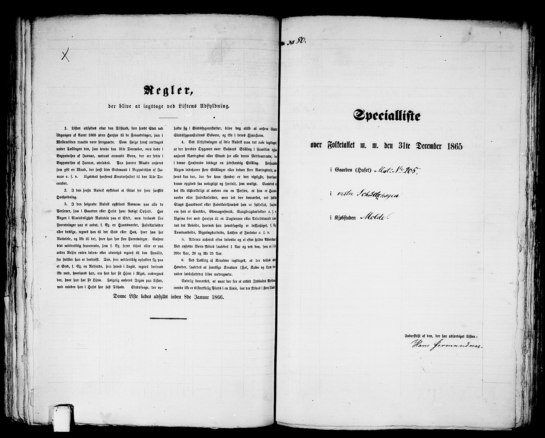 RA, 1865 census for Molde, 1865, p. 170