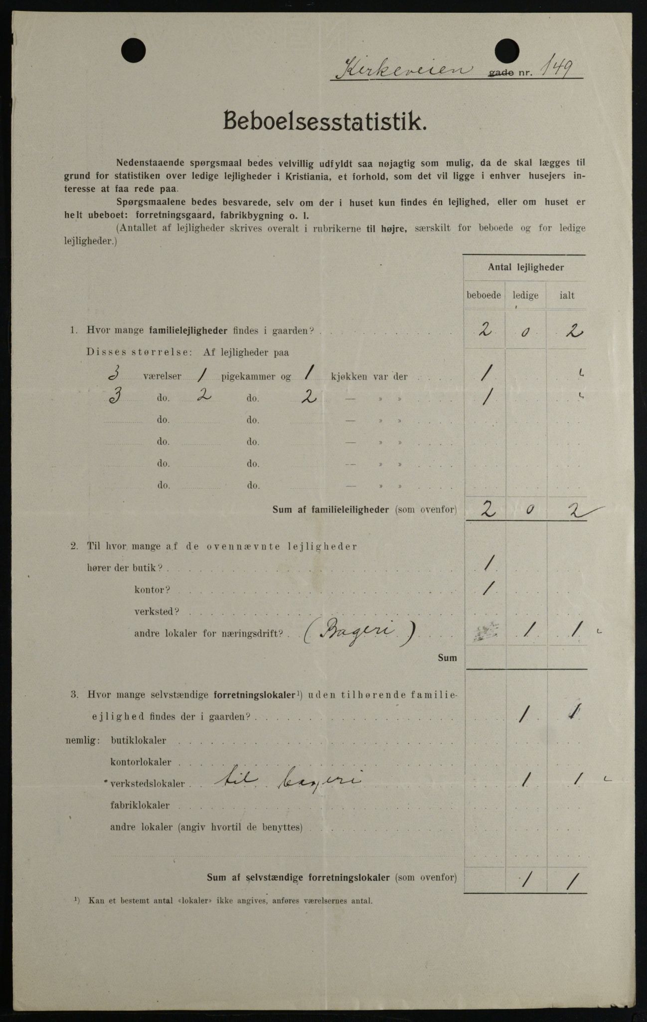 OBA, Municipal Census 1908 for Kristiania, 1908, p. 46019