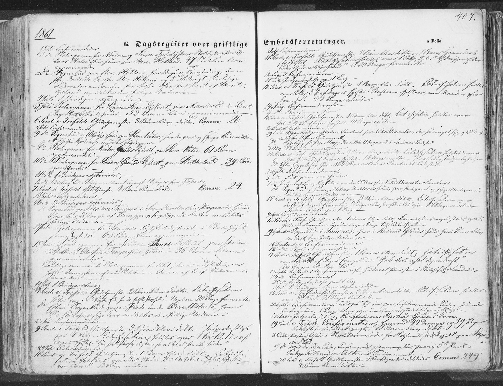 Høyland sokneprestkontor, SAST/A-101799/001/30BA/L0009: Parish register (official) no. A 9.2, 1857-1877, p. 407