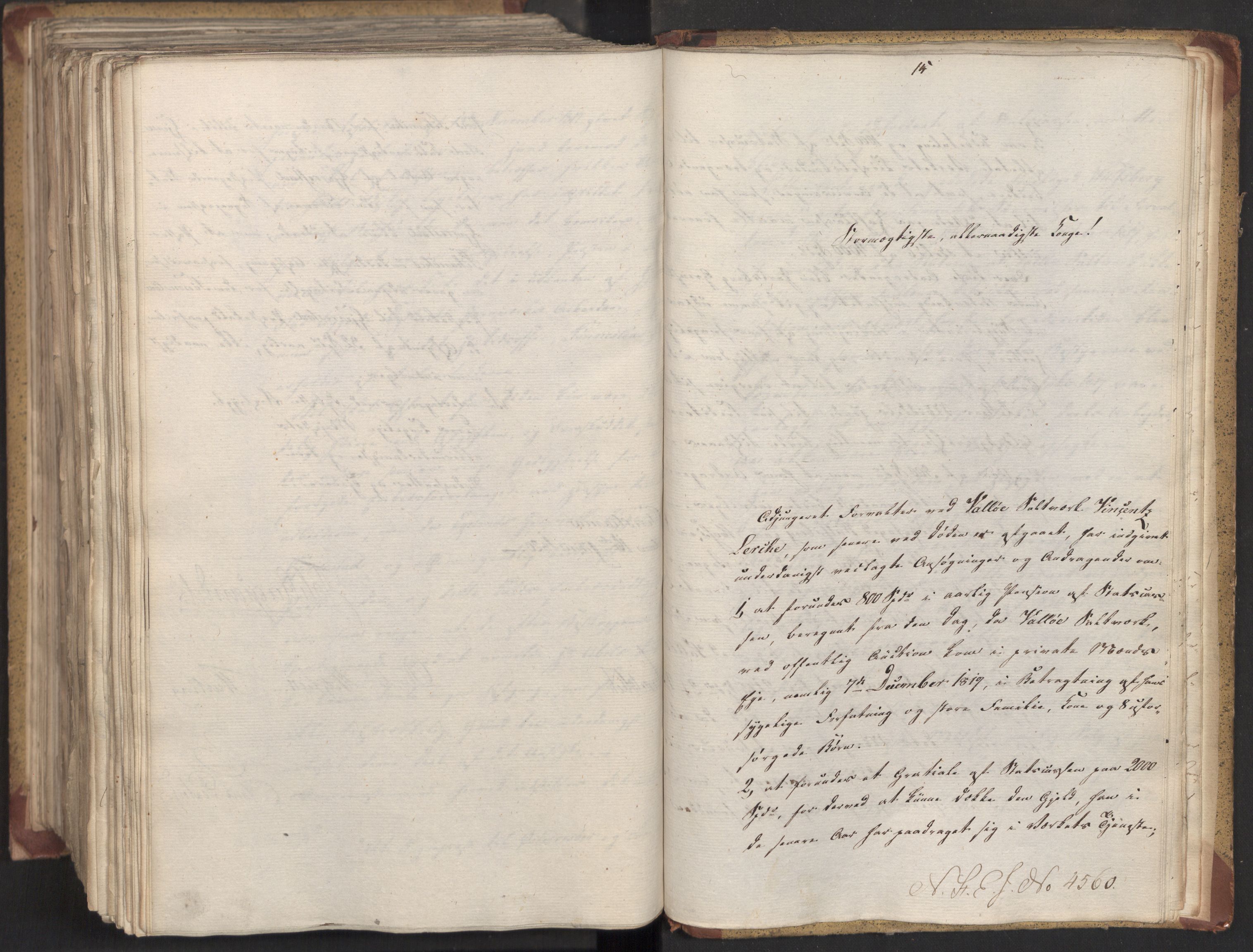 Statsrådsavdelingen i Stockholm, AV/RA-S-1003/D/Da/L0022: Regjeringsinnstillinger nr. 4399-4565, 1820, p. 484