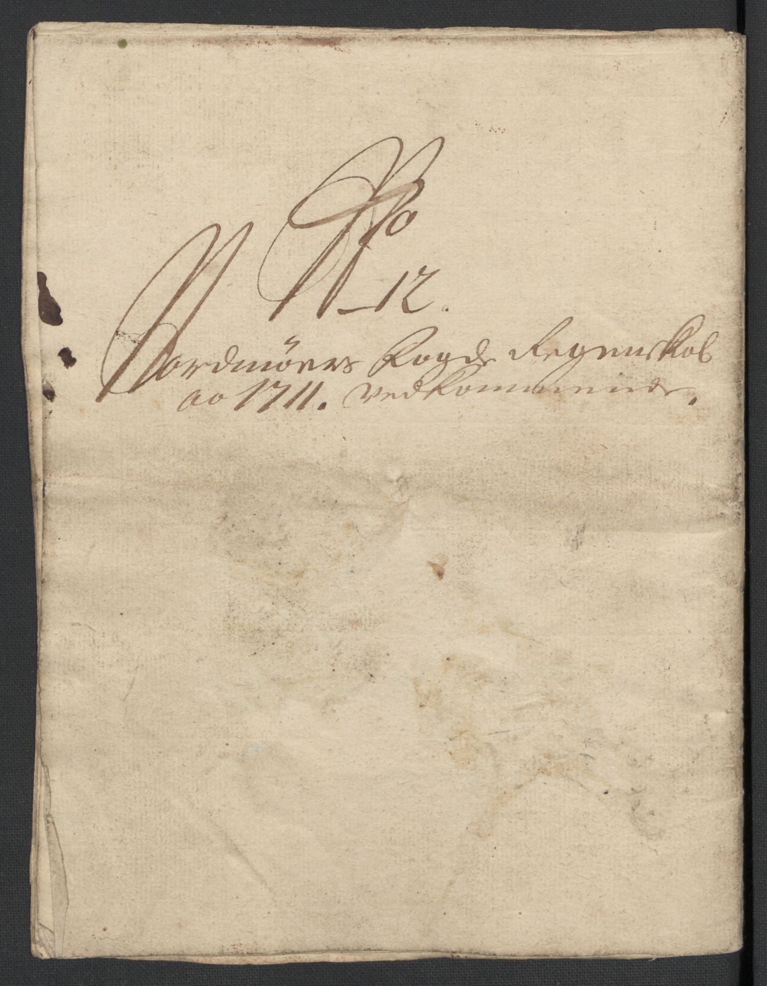 Rentekammeret inntil 1814, Reviderte regnskaper, Fogderegnskap, AV/RA-EA-4092/R56/L3745: Fogderegnskap Nordmøre, 1711, p. 289