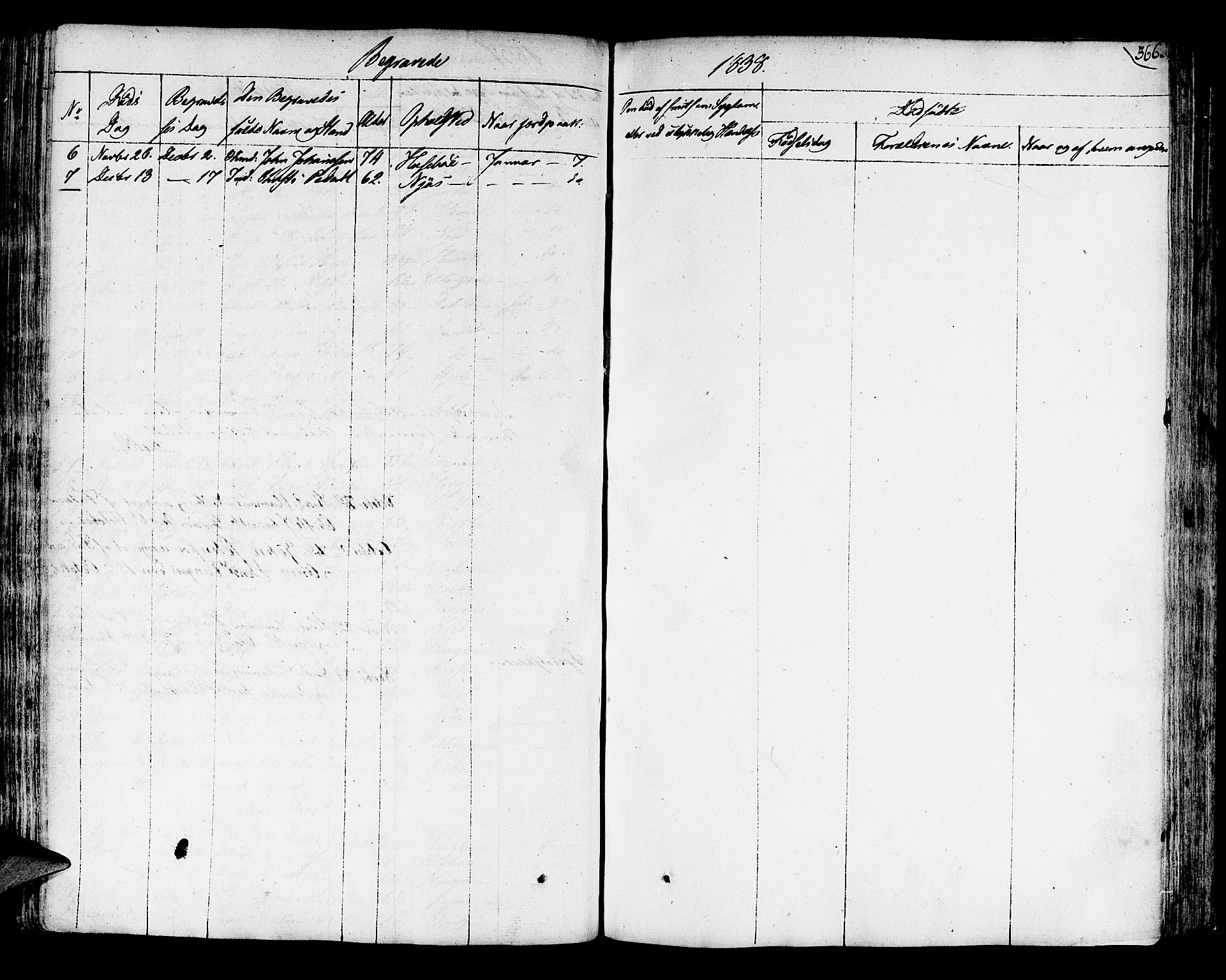 Leikanger sokneprestembete, SAB/A-81001: Parish register (official) no. A 6, 1810-1838, p. 366