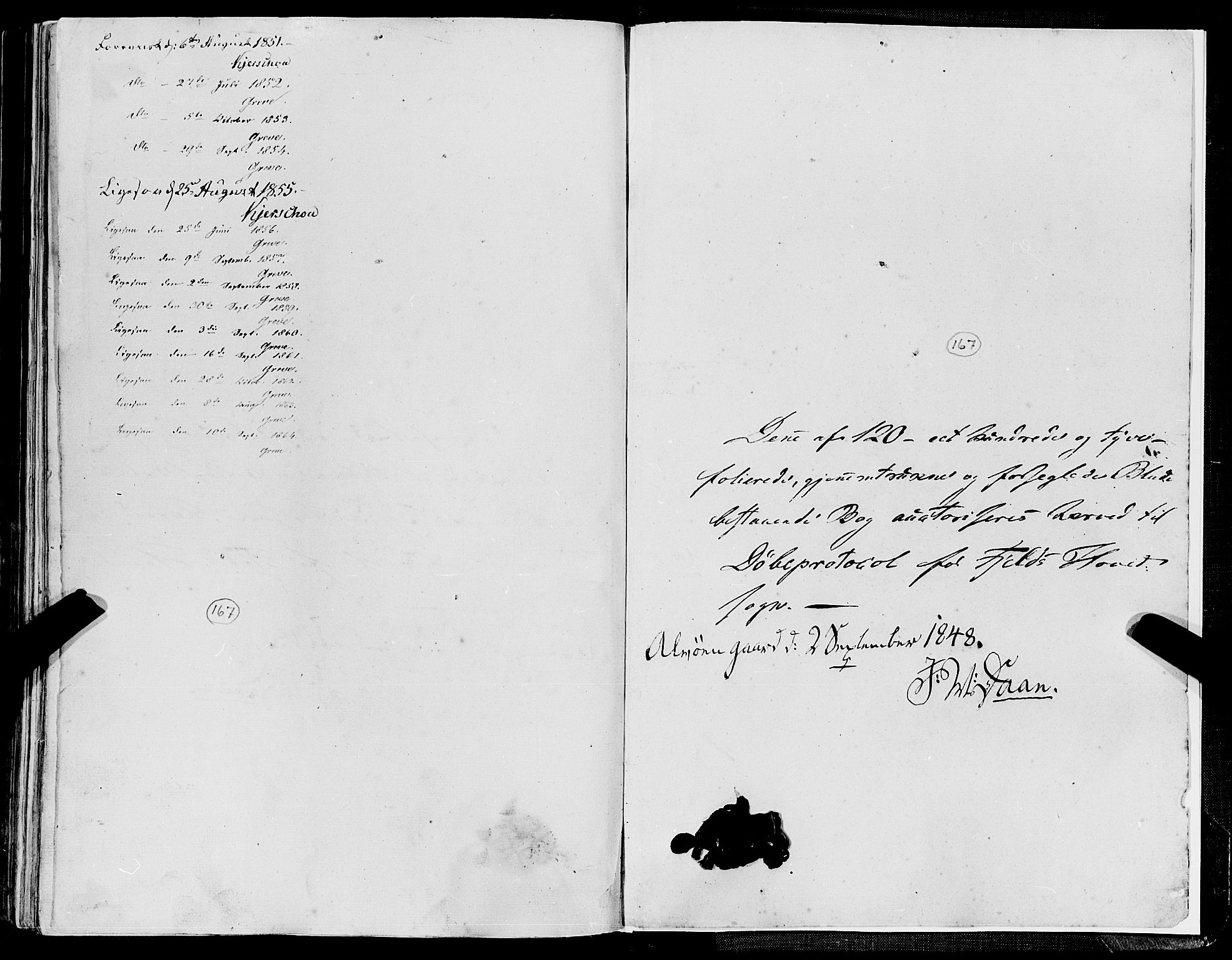 Fjell sokneprestembete, SAB/A-75301/H/Haa: Parish register (official) no. A 2, 1847-1864, p. 121