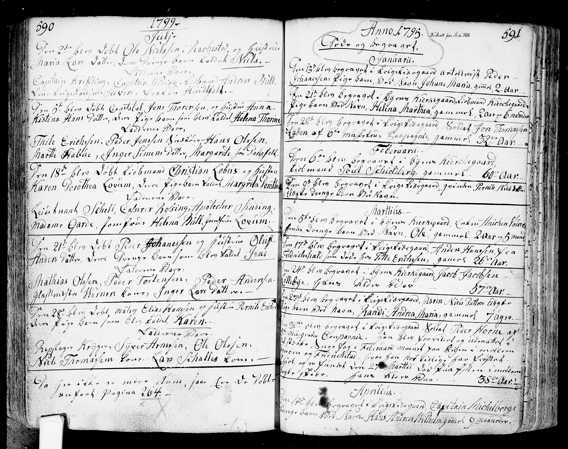 Fredrikstad prestekontor Kirkebøker, AV/SAO-A-11082/F/Fa/L0002: Parish register (official) no. 2, 1750-1804, p. 590-591