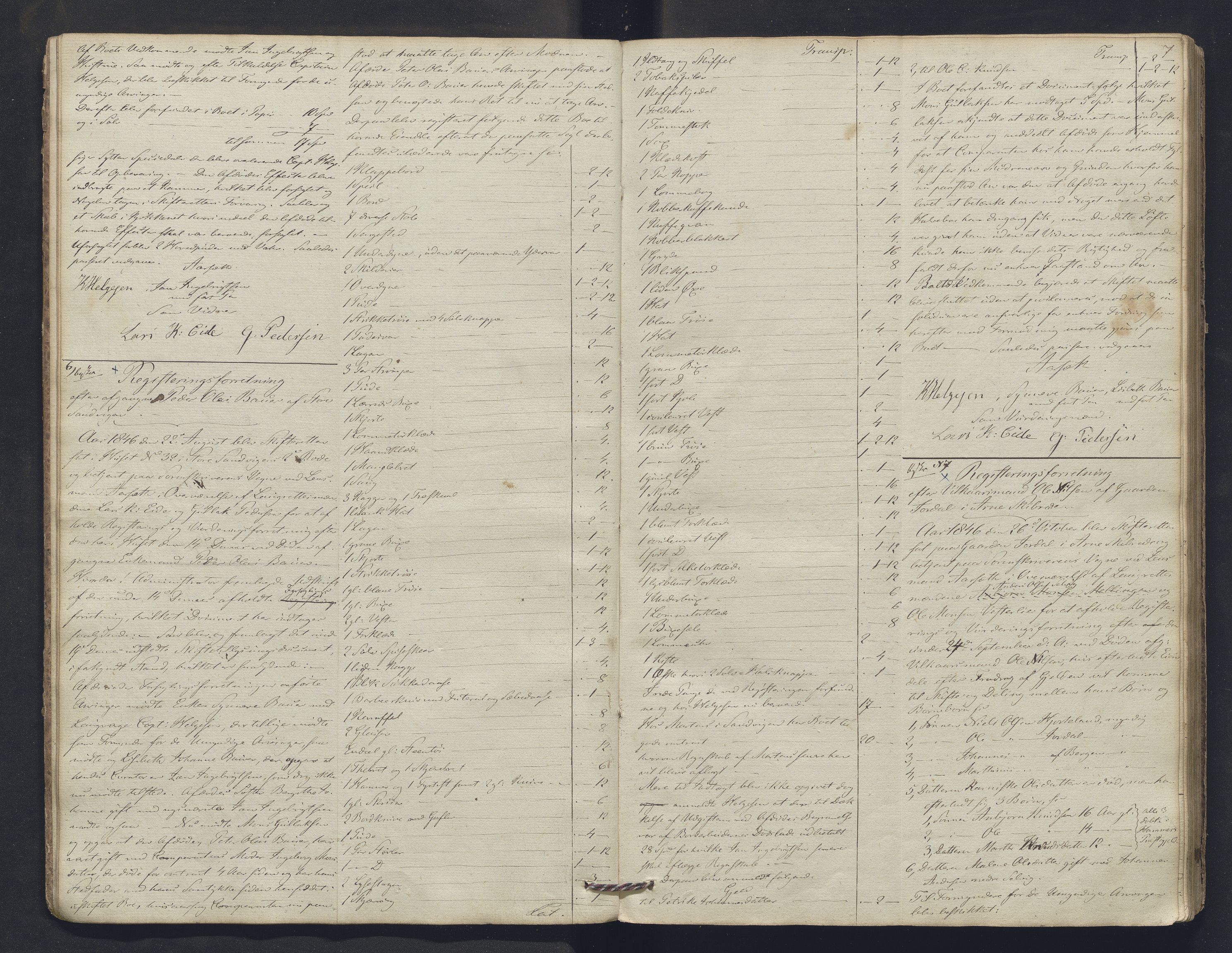 Nordhordland sorenskrivar, SAB/A-2901/1/H/Hb/L0004: Registreringsprotokollar, 1846-1852, p. 7