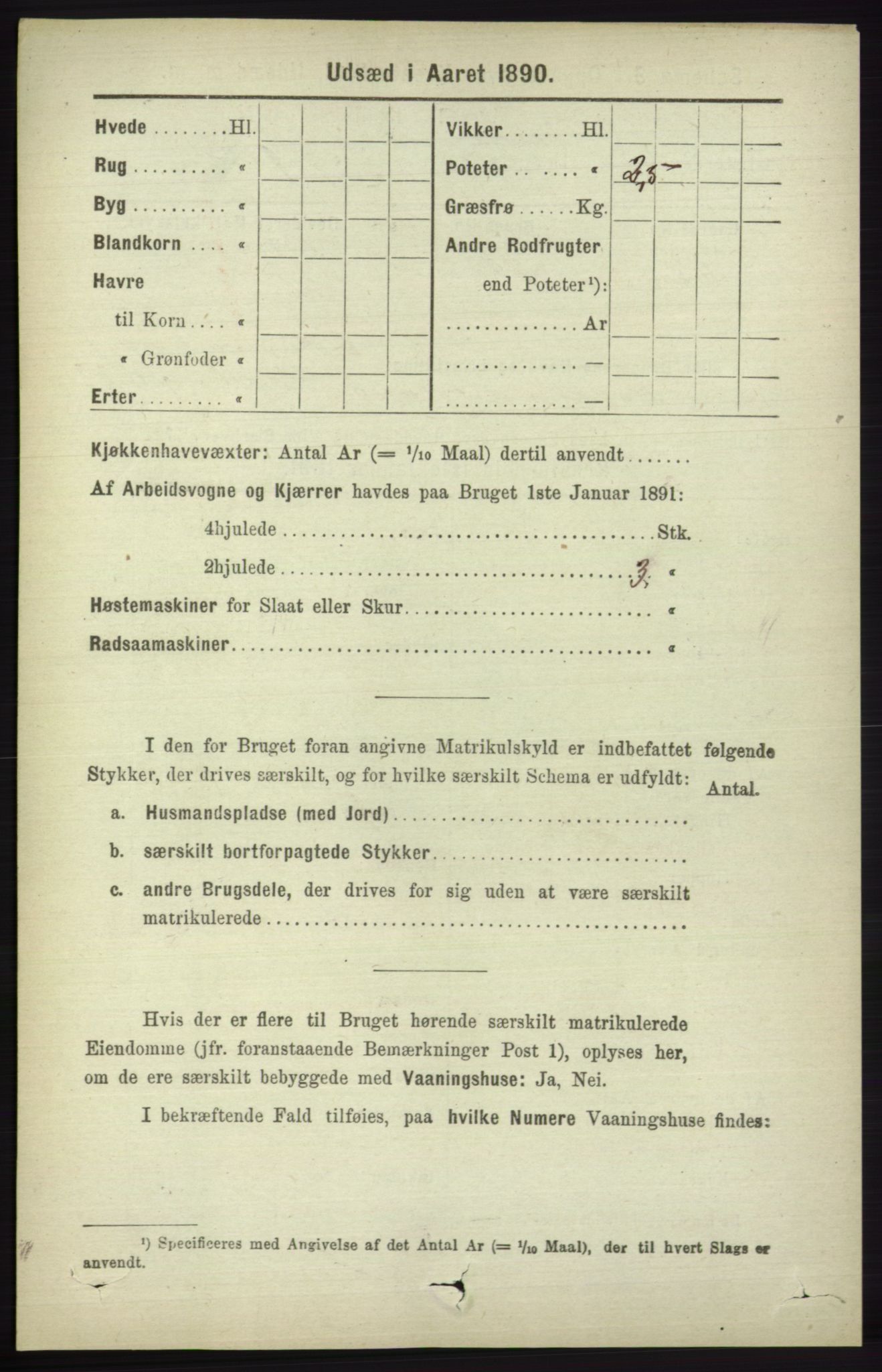 RA, 1891 census for 1230 Ullensvang, 1891, p. 7891