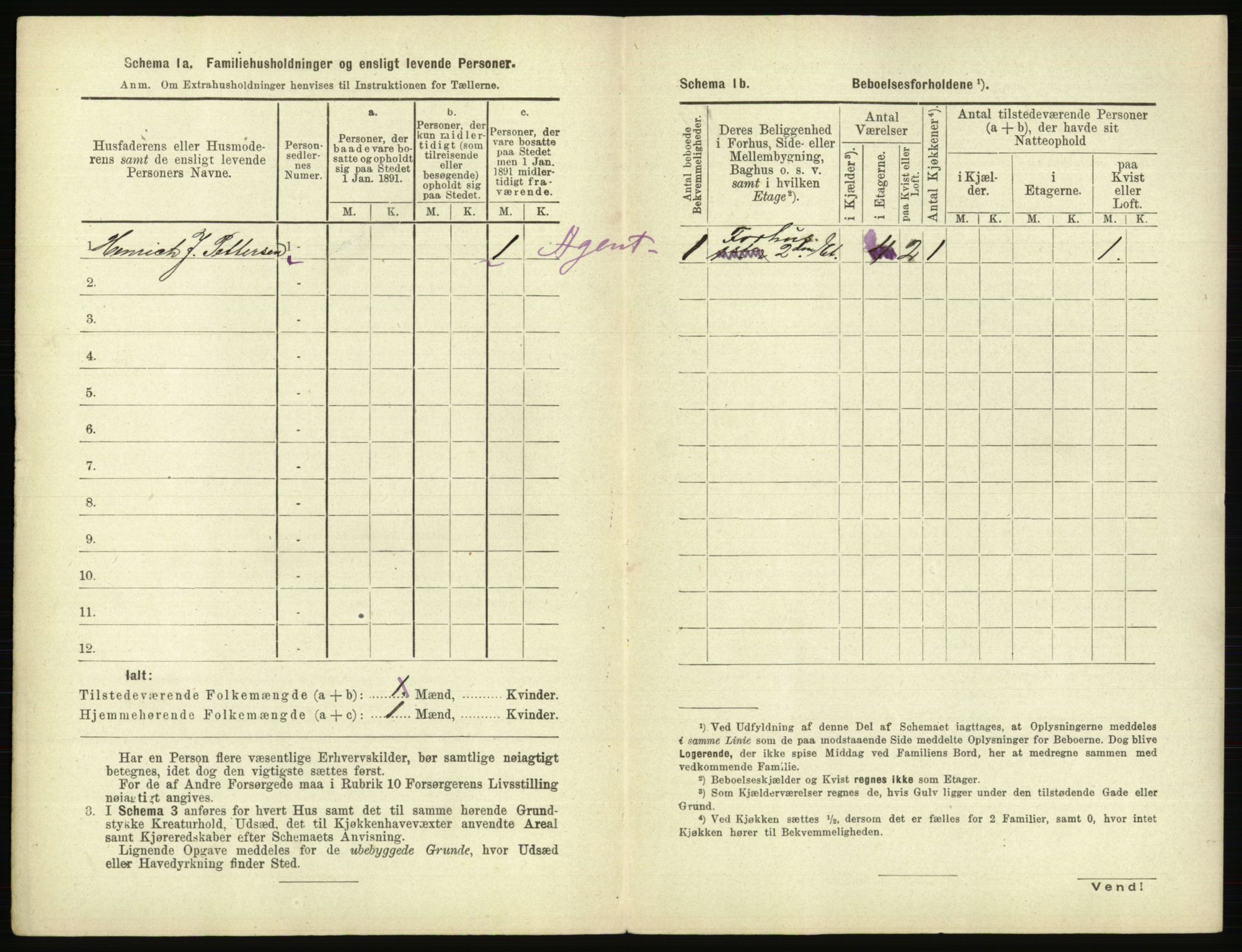 RA, 1891 census for 0104 Moss, 1891, p. 133