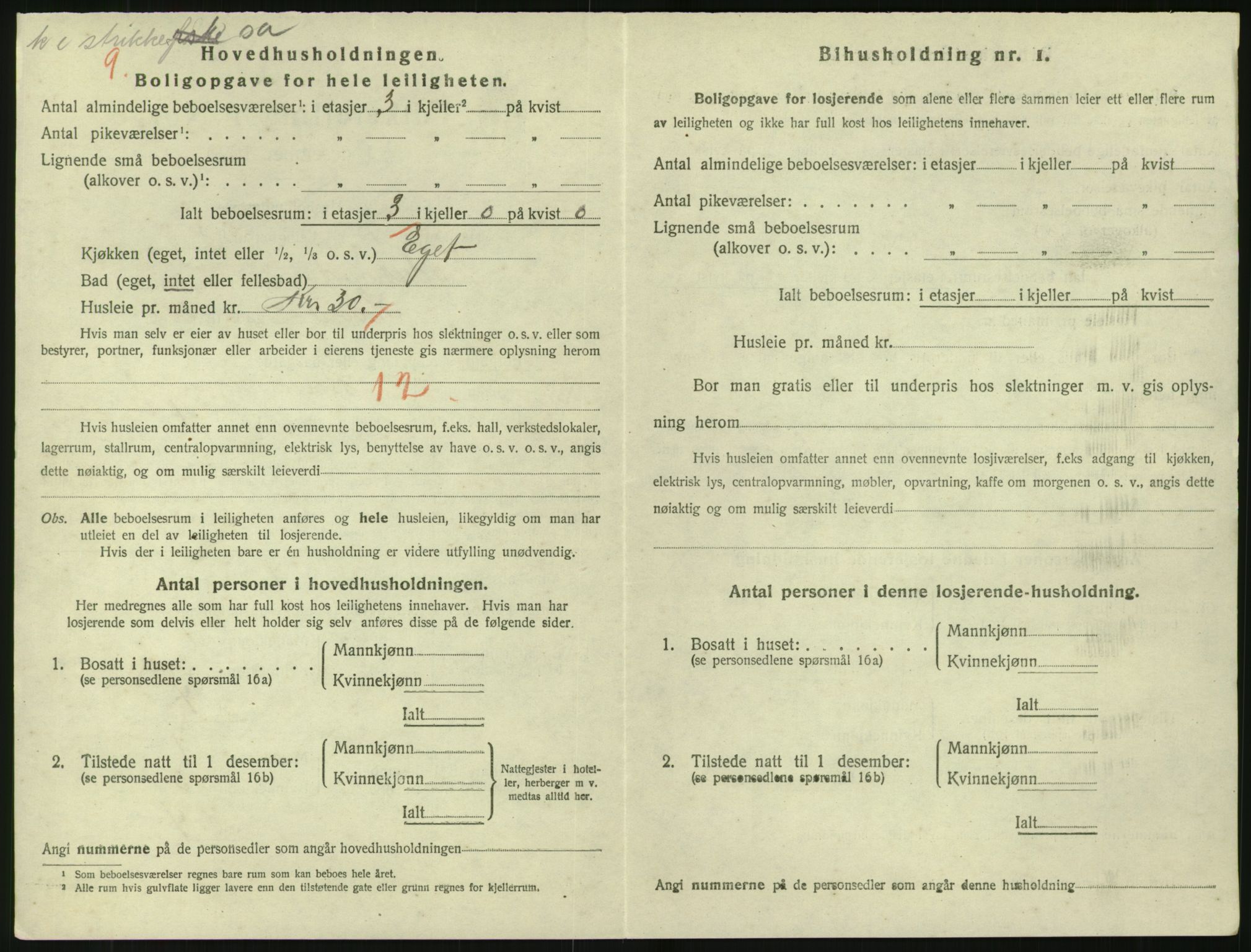 SAK, 1920 census for Tvedestrand, 1920, p. 1138