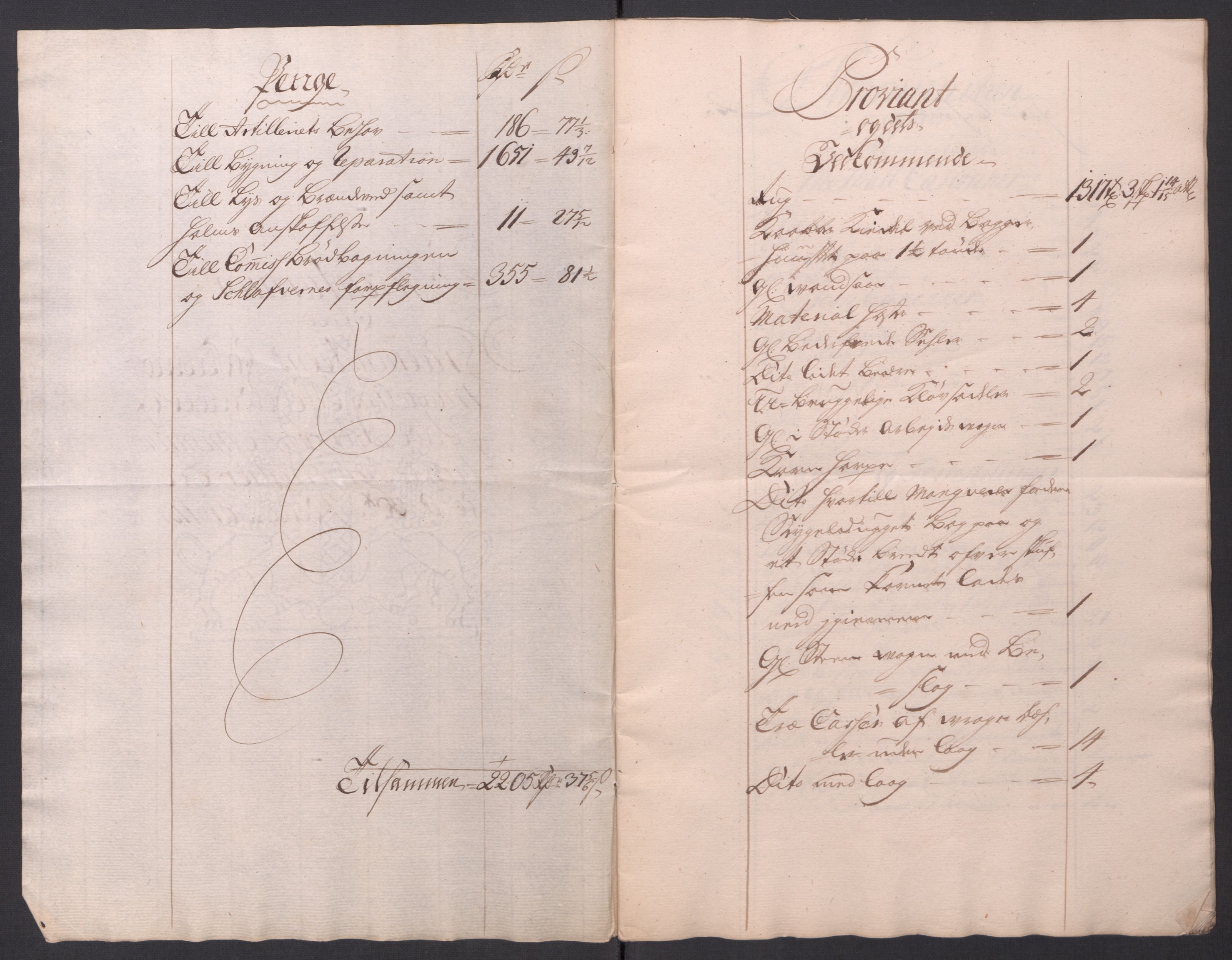 Kommanderende general (KG I) med Det norske krigsdirektorium, RA/EA-5419/D/L0154: Fredriksten festning: Brev, inventarfortegnelser og regnskapsekstrakter, 1730-1739, p. 270