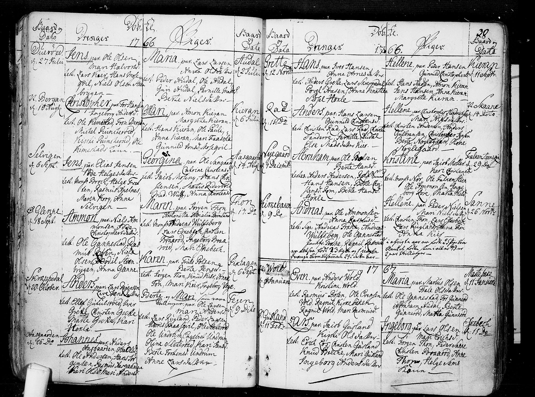 Borre kirkebøker, SAKO/A-338/F/Fa/L0002: Parish register (official) no. I 2, 1752-1806, p. 30