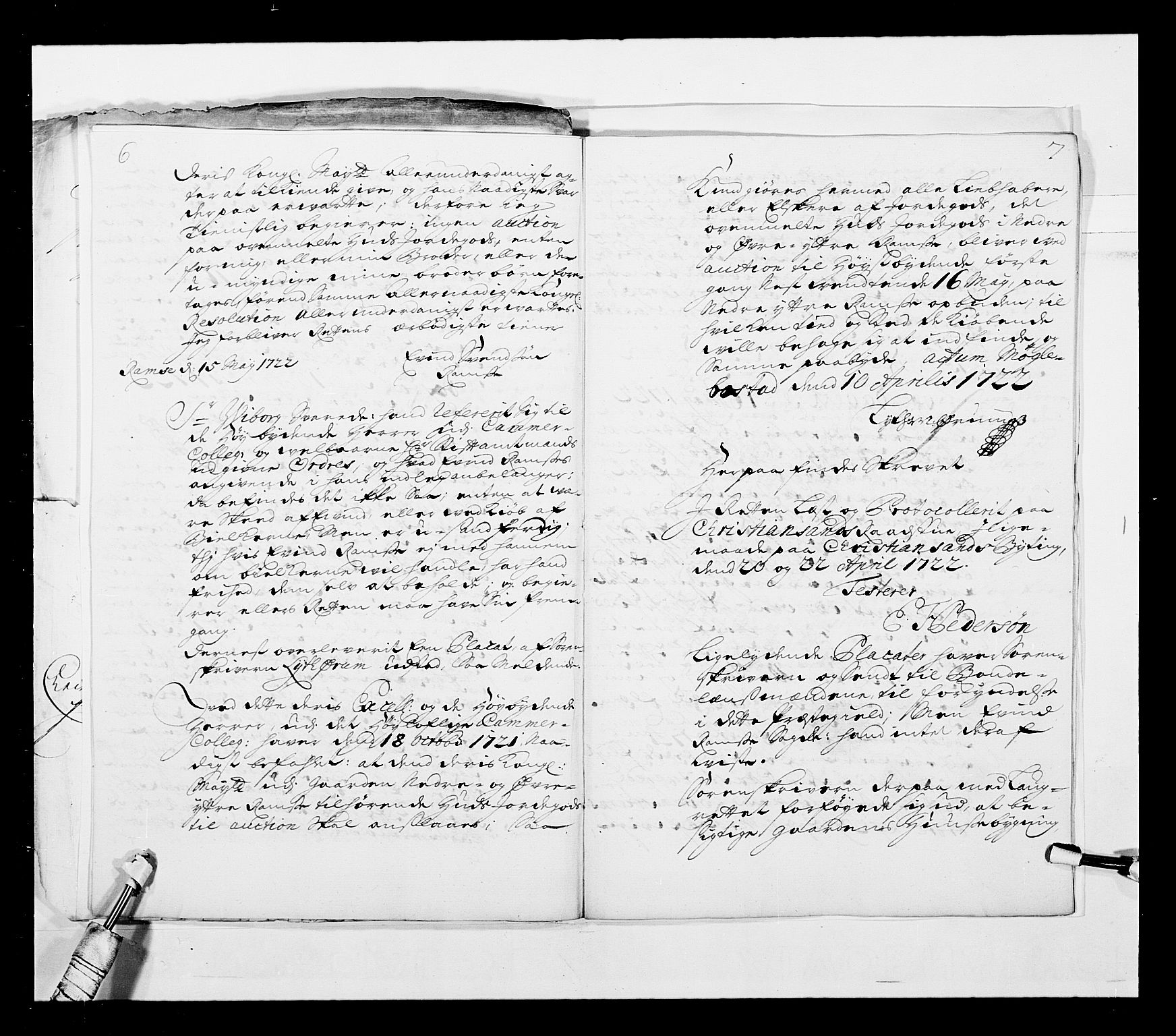 Stattholderembetet 1572-1771, AV/RA-EA-2870/Ek/L0042/0001: Jordebøker o.a. 1720-1728 vedkommende krongodset: / Dokumenter om salget av krongods, 1722-1728, p. 66