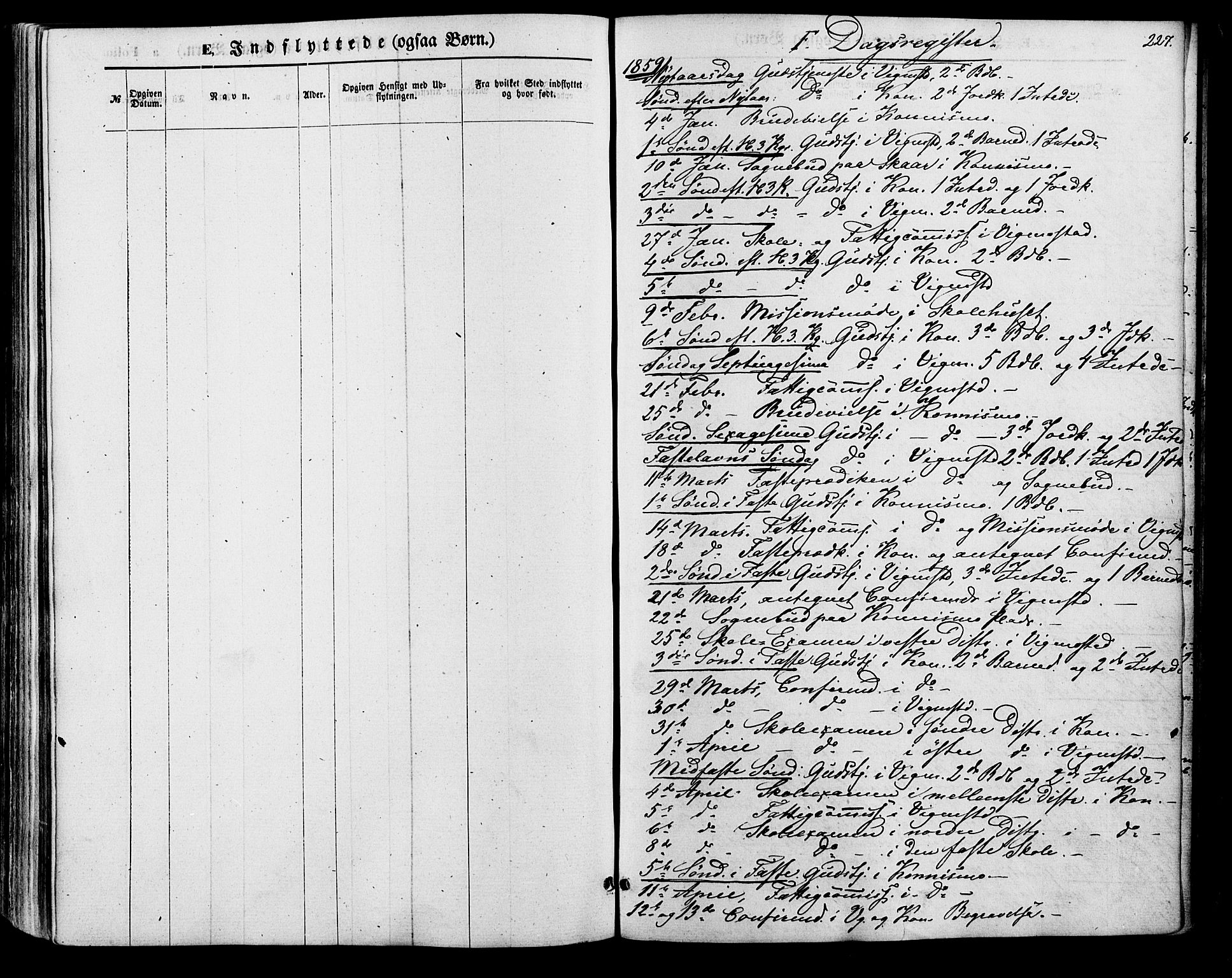 Nord-Audnedal sokneprestkontor, SAK/1111-0032/F/Fa/Fab/L0002: Parish register (official) no. A 2, 1859-1882, p. 227