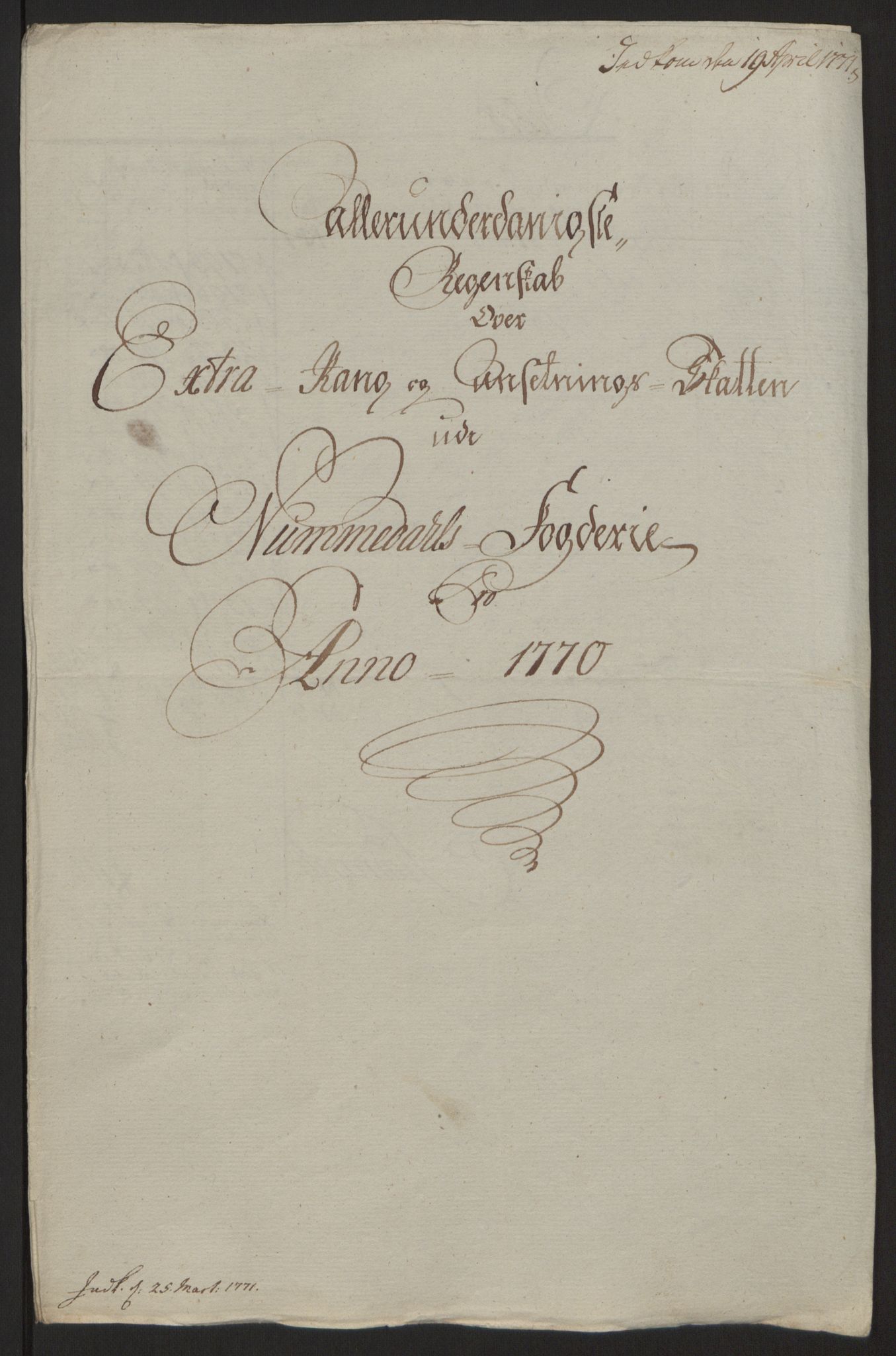 Rentekammeret inntil 1814, Reviderte regnskaper, Fogderegnskap, RA/EA-4092/R64/L4502: Ekstraskatten Namdal, 1762-1772, p. 350
