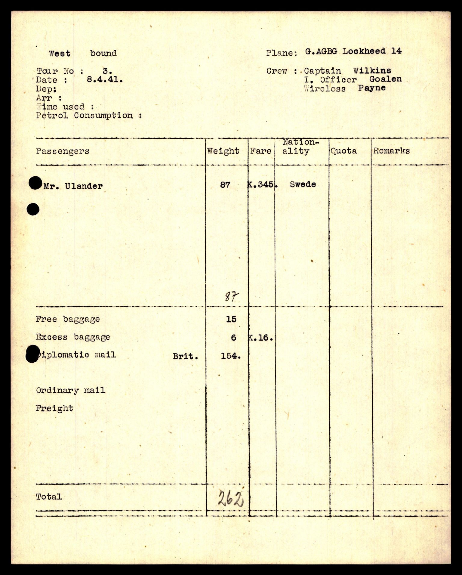 Forsvaret, Luftfartsrådet/Statens luftfartsstyre, AV/RA-RAFA-5942/F/L0042: Norges Luftfartstyre., 1941-1945, p. 678