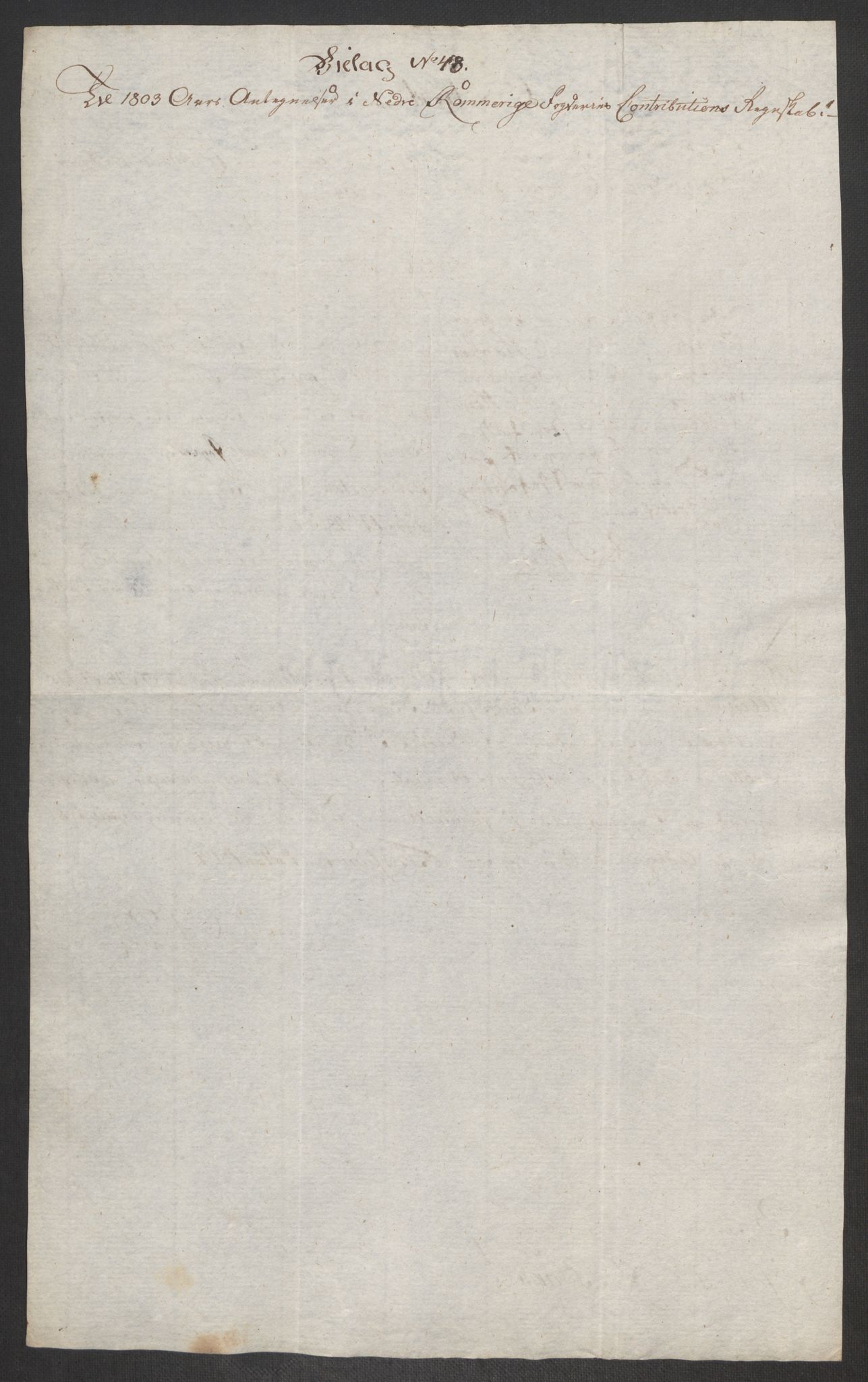 Rentekammeret inntil 1814, Reviderte regnskaper, Fogderegnskap, RA/EA-4092/R11/L0679: Fogderegnskap Nedre Romerike, 1803, p. 770