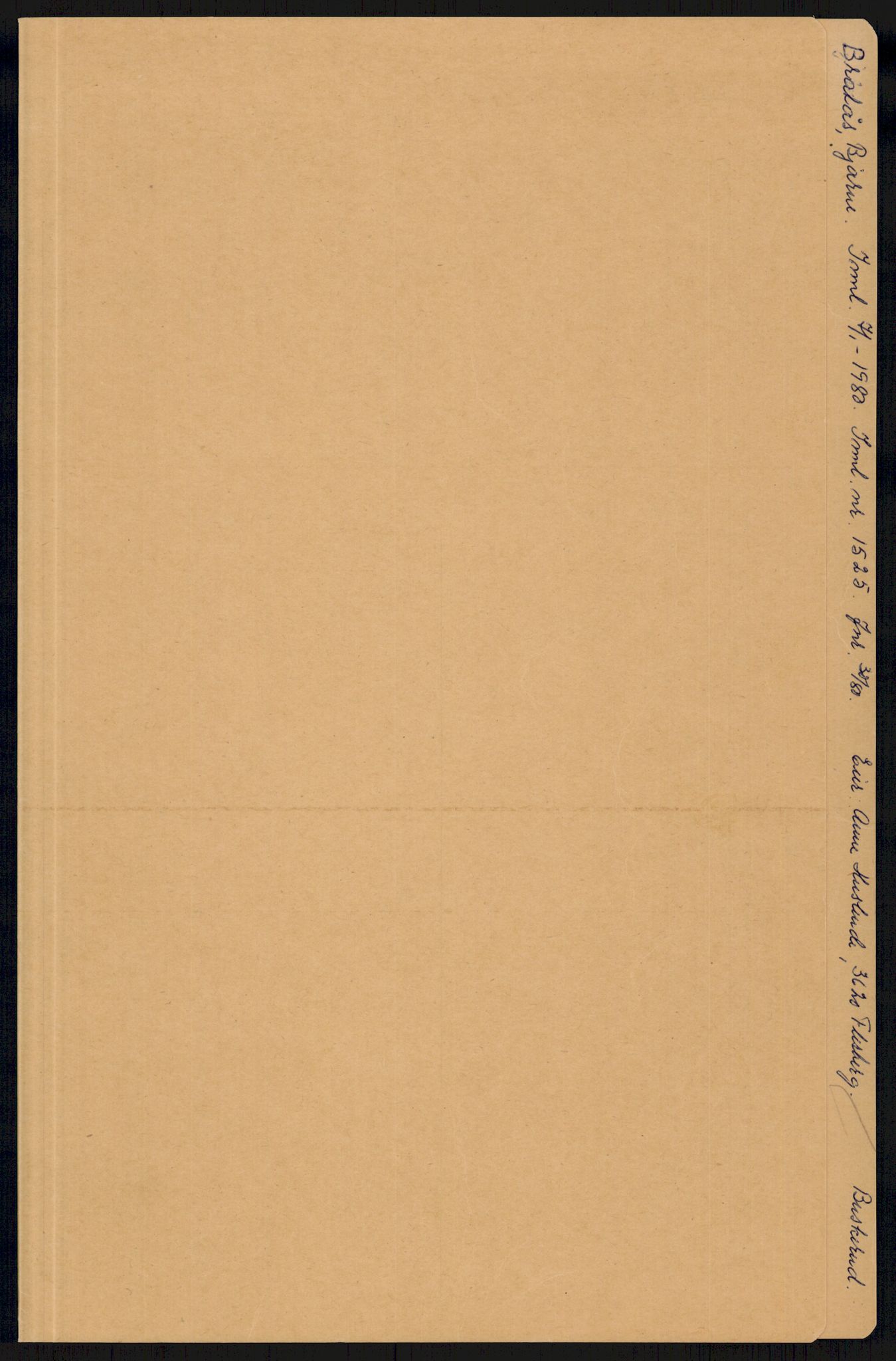 Samlinger til kildeutgivelse, Amerikabrevene, AV/RA-EA-4057/F/L0017: Innlån fra Buskerud: Bratås, 1838-1914, p. 1
