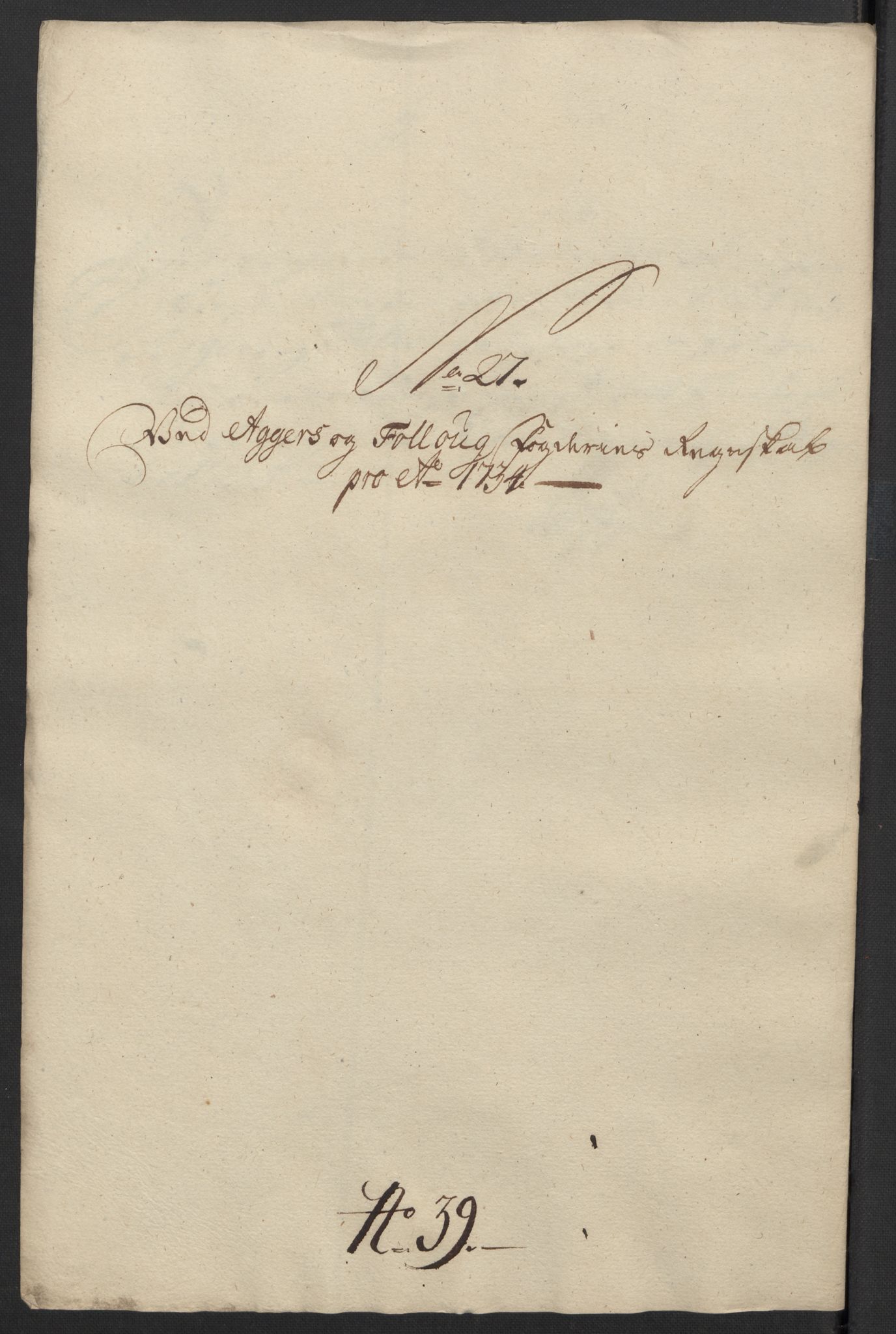 Rentekammeret inntil 1814, Reviderte regnskaper, Fogderegnskap, AV/RA-EA-4092/R10/L0473: Fogderegnskap Aker og Follo, 1734, p. 148