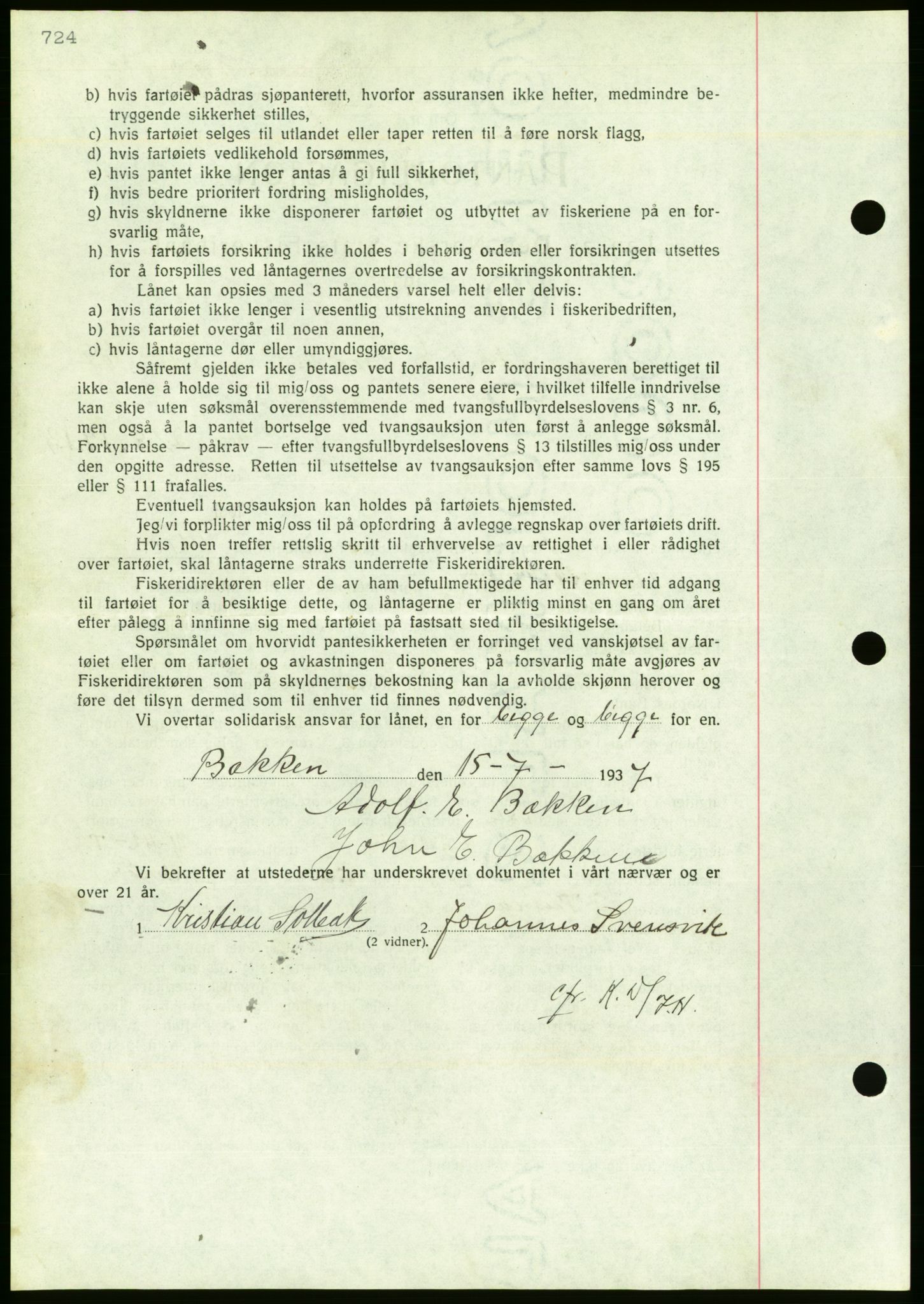 Nordmøre sorenskriveri, AV/SAT-A-4132/1/2/2Ca/L0091: Mortgage book no. B81, 1937-1937, Diary no: : 1892/1937